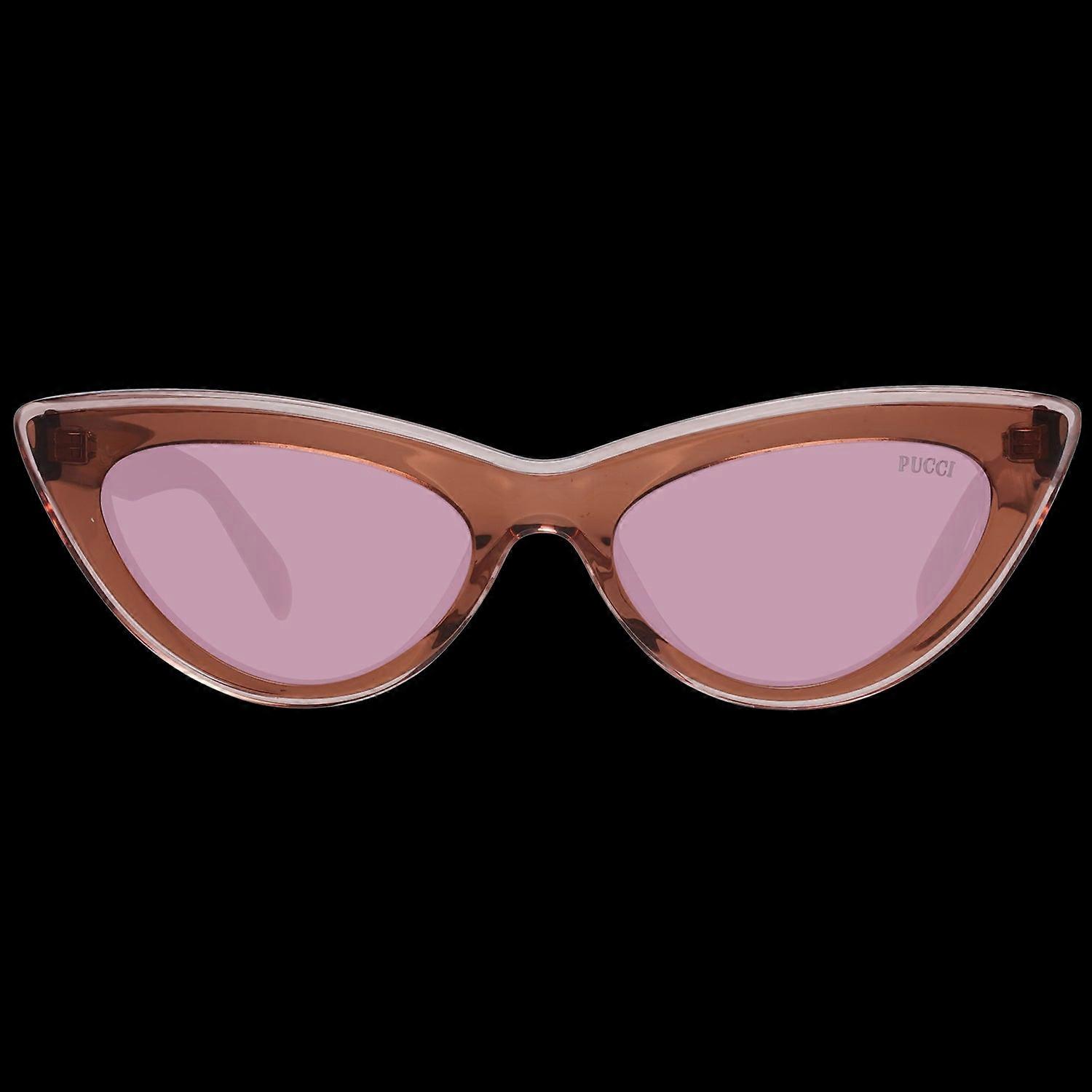 Emilio Pucci Ep0181 5347f Women's Cat-eye Sunglasses – Brown Frame, Burgundy Lenses
