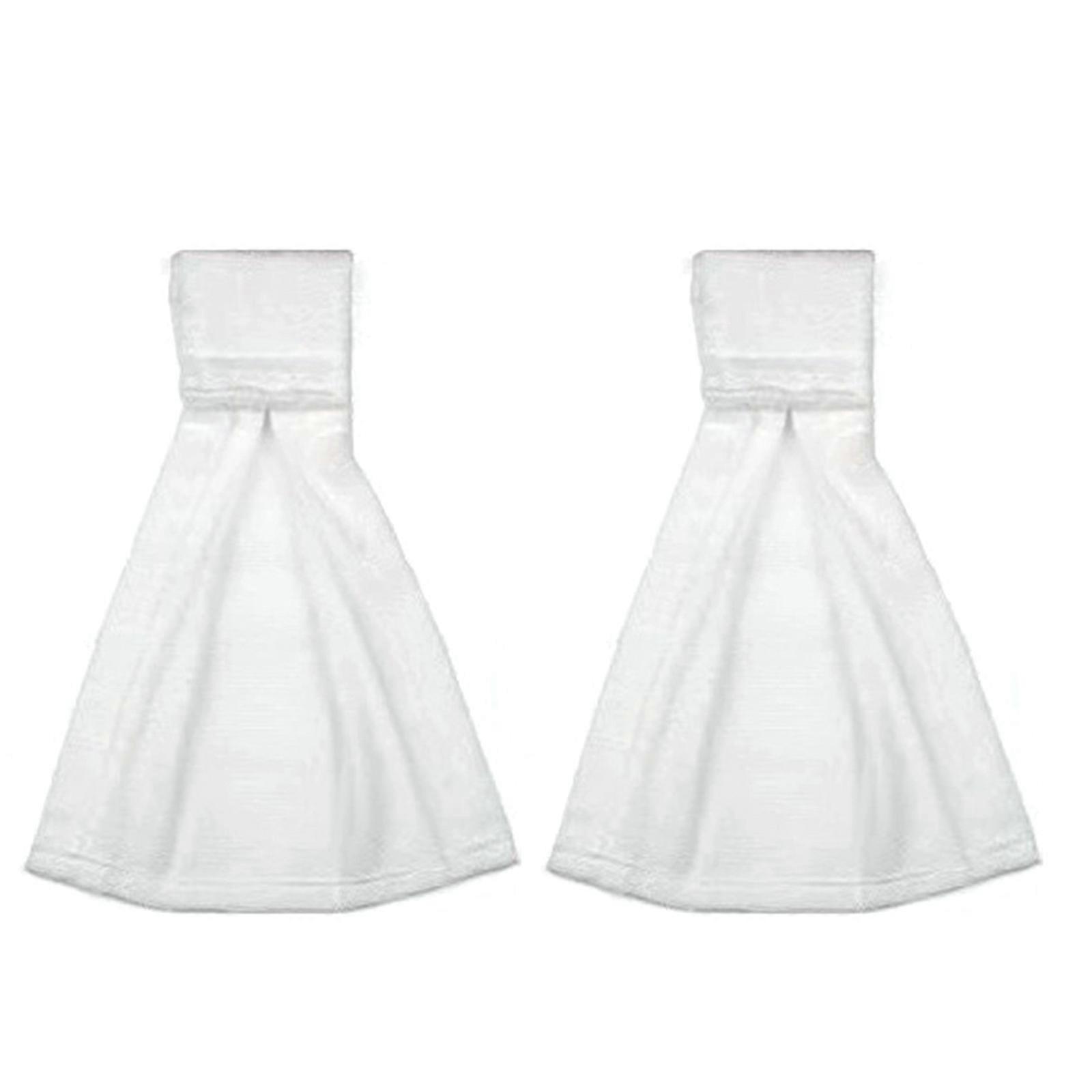 2 יחידות מגבת כדורגל כותנה מגבת יד סופג מאוד מיקרופייבר קוורטרבק מגבת שדה לחדר כושר יוגה גולף לבן