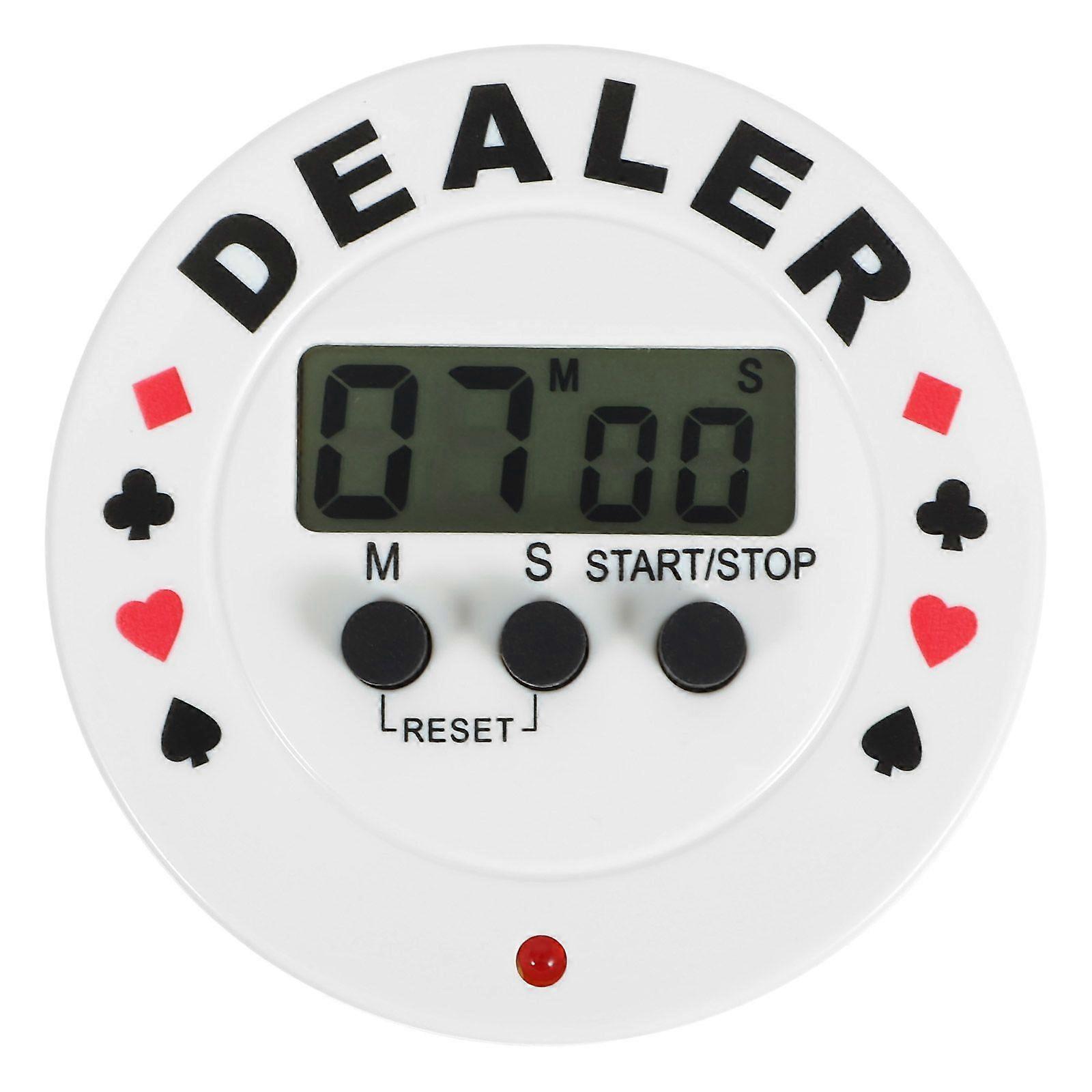 Poker Timer Countdown Timer Board Game Dealer Digital Clock Game Timer Poker Accessory