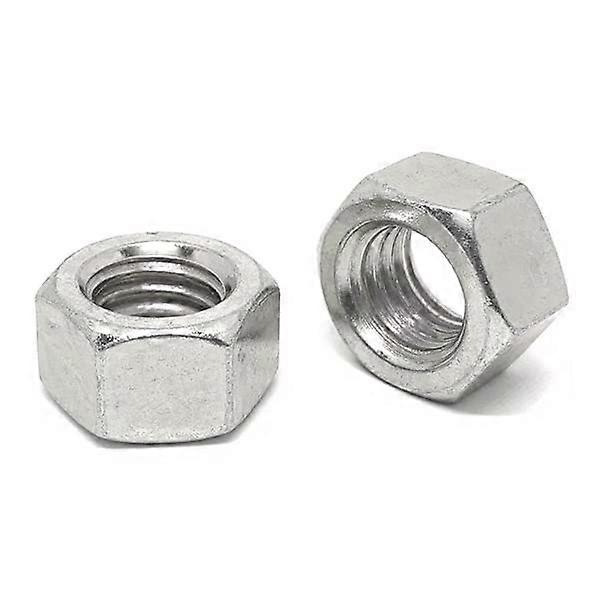 (70 Pieces) M6-1.0 Stainless A2 Steel Finished Hex Nuts