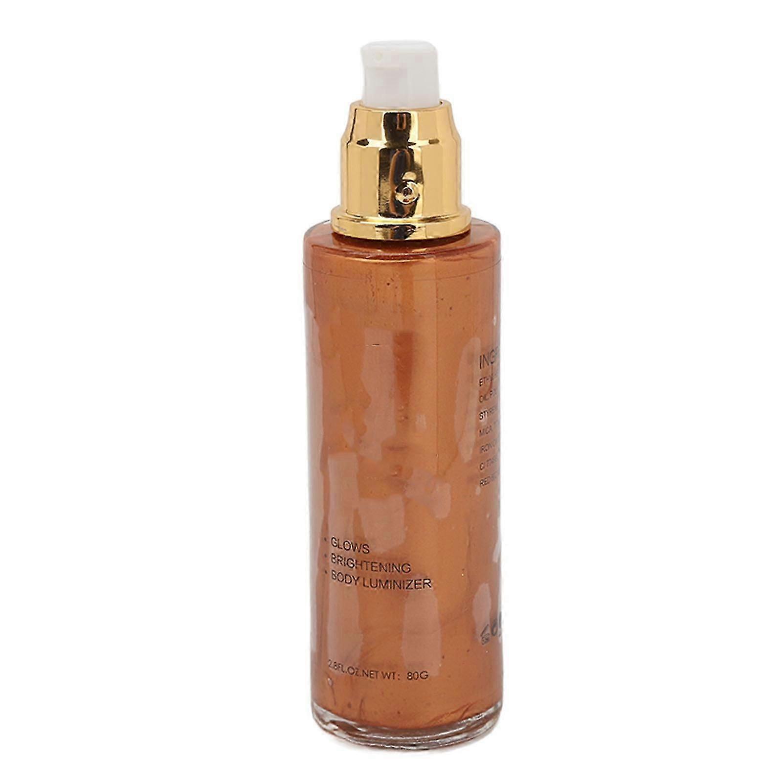 80g Body Highlighter Liquid Glitter Illuminator Face Thigh Highlight Oil Luminizer