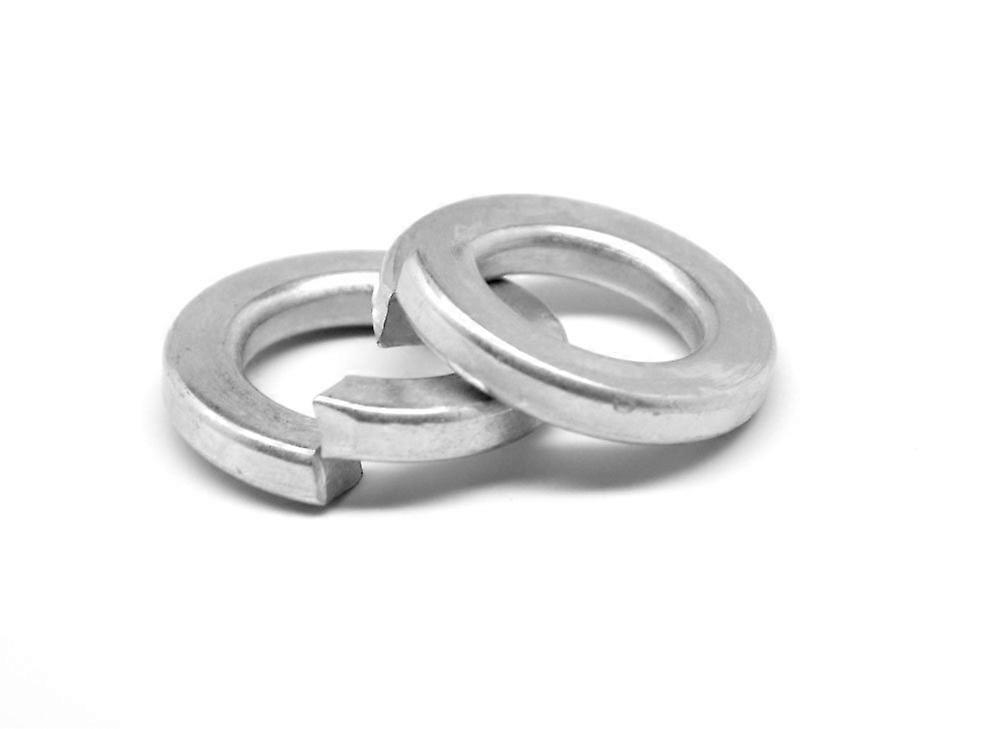 1" Regular Split Lock Washer Stainless Steel 18-8 Pack of 50 for Secure Fastening and Corrosion Resistance