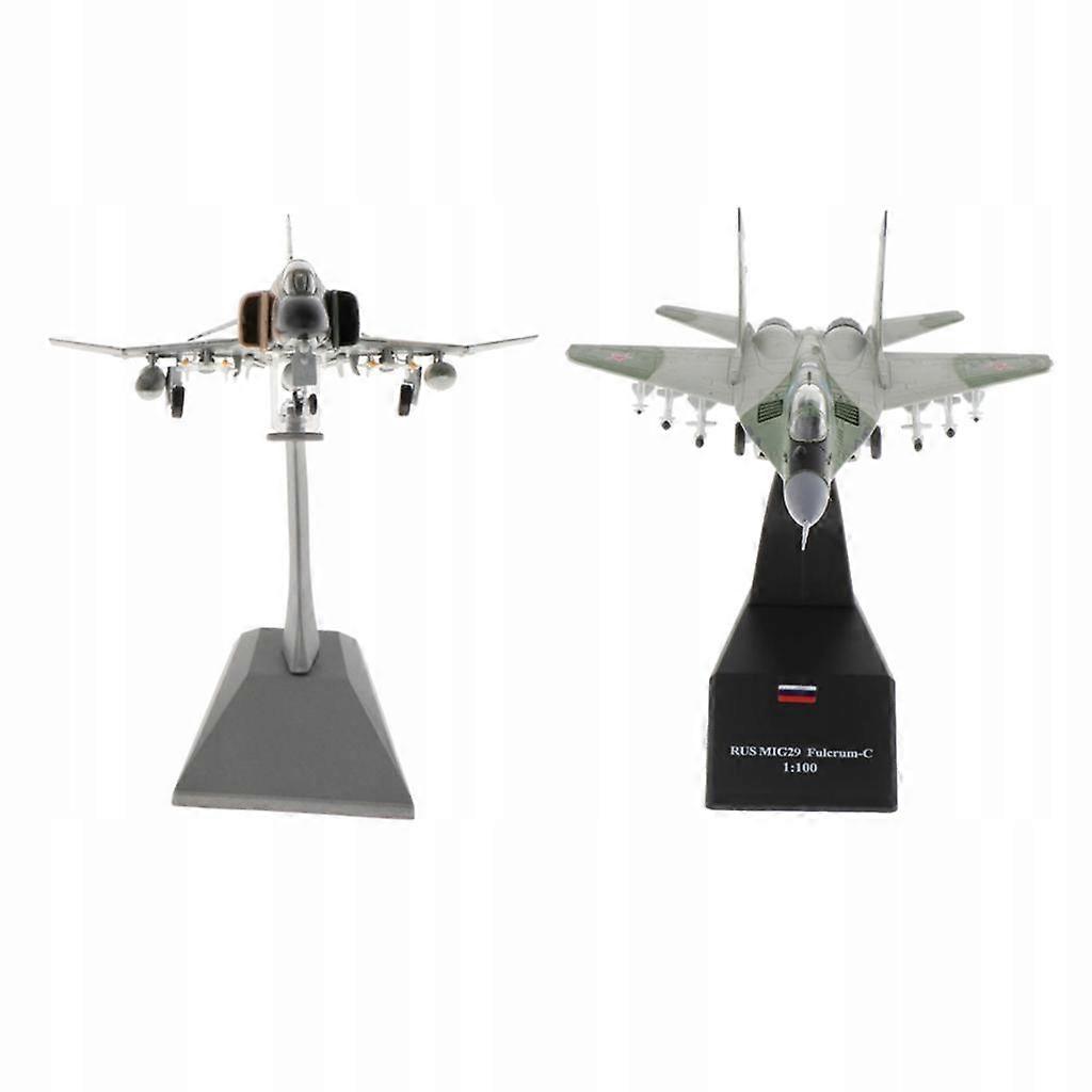 2 1:100 Scale Mig-29 F-metal Model;