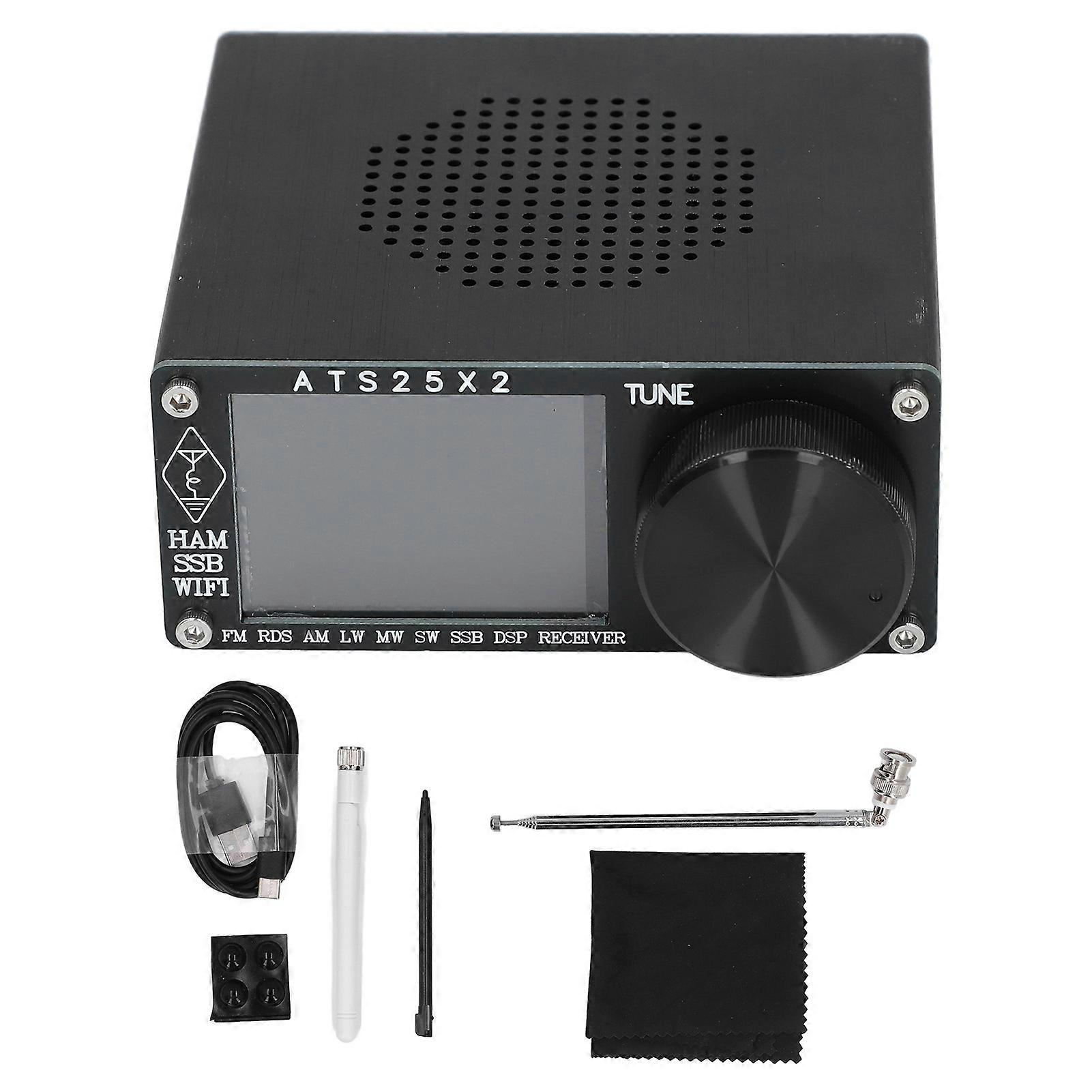 Radio 108MHz 153‑30000KHz 2.4 Inch Touchscreen Portable Handheld FM LW MW SW SSB DSP Receiver