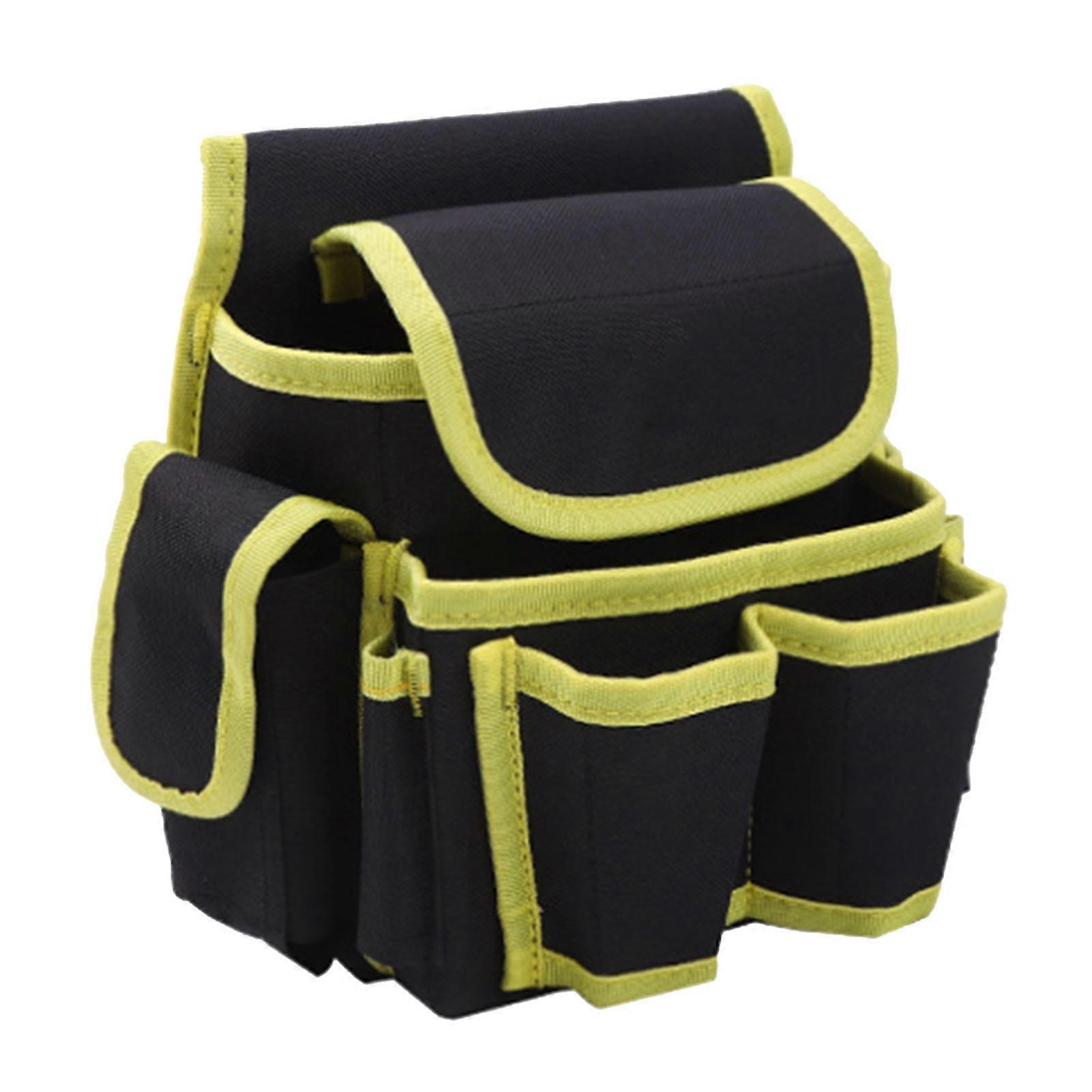 Waist Tool Bag Waterproof Oxford Cloth Multi Functional Belt Pockets Pouch for Electrician