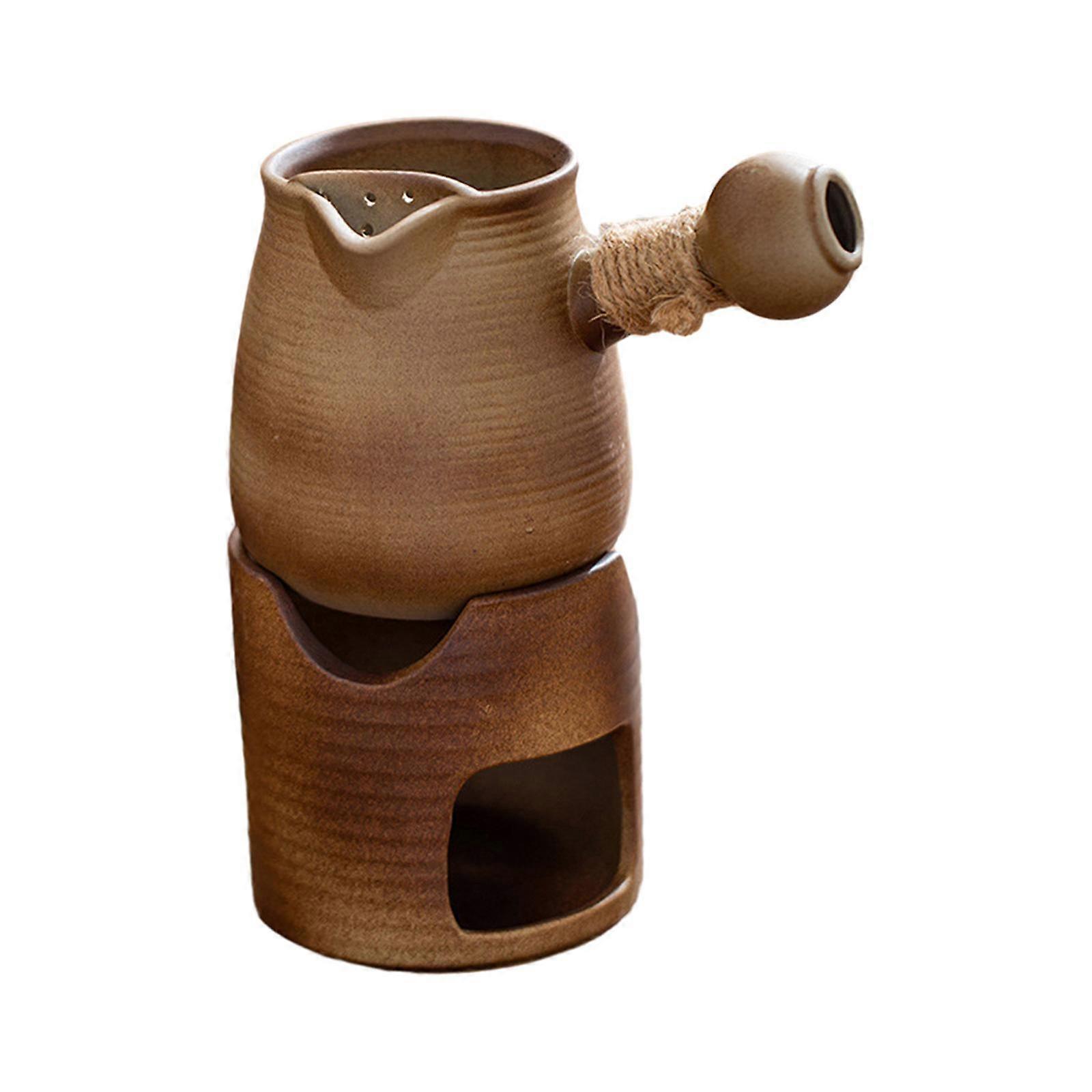 Ceramic Teapot Porcelain Tea Pot and Teapot Warmer Tea Infuser with Side Handle