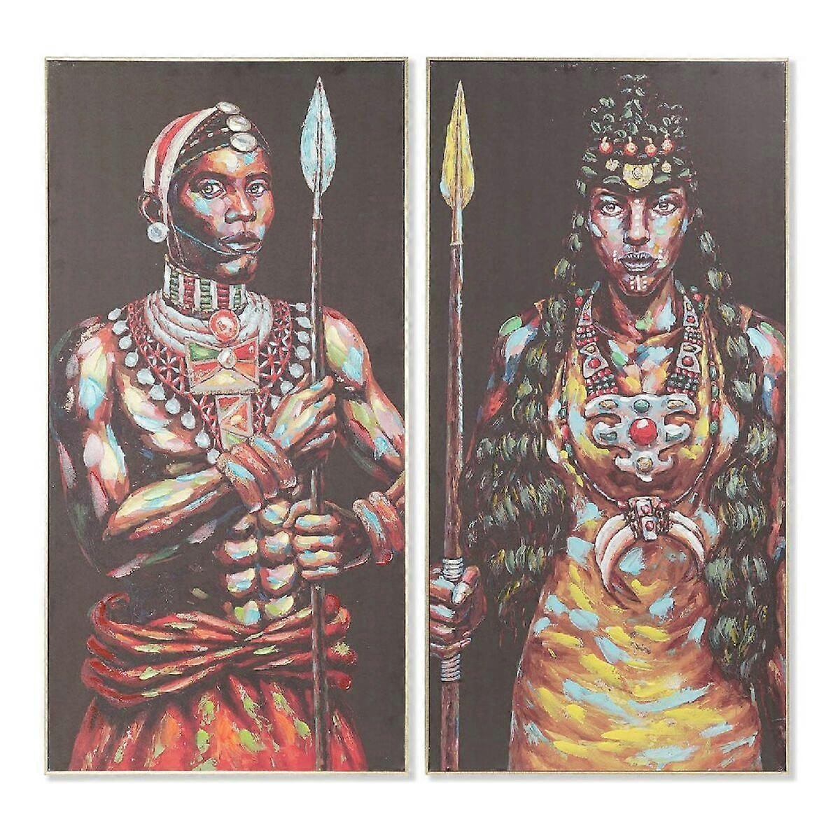 Canvas DKD Home Decor polystyrene Canvas 60 x 5 x 120 cm