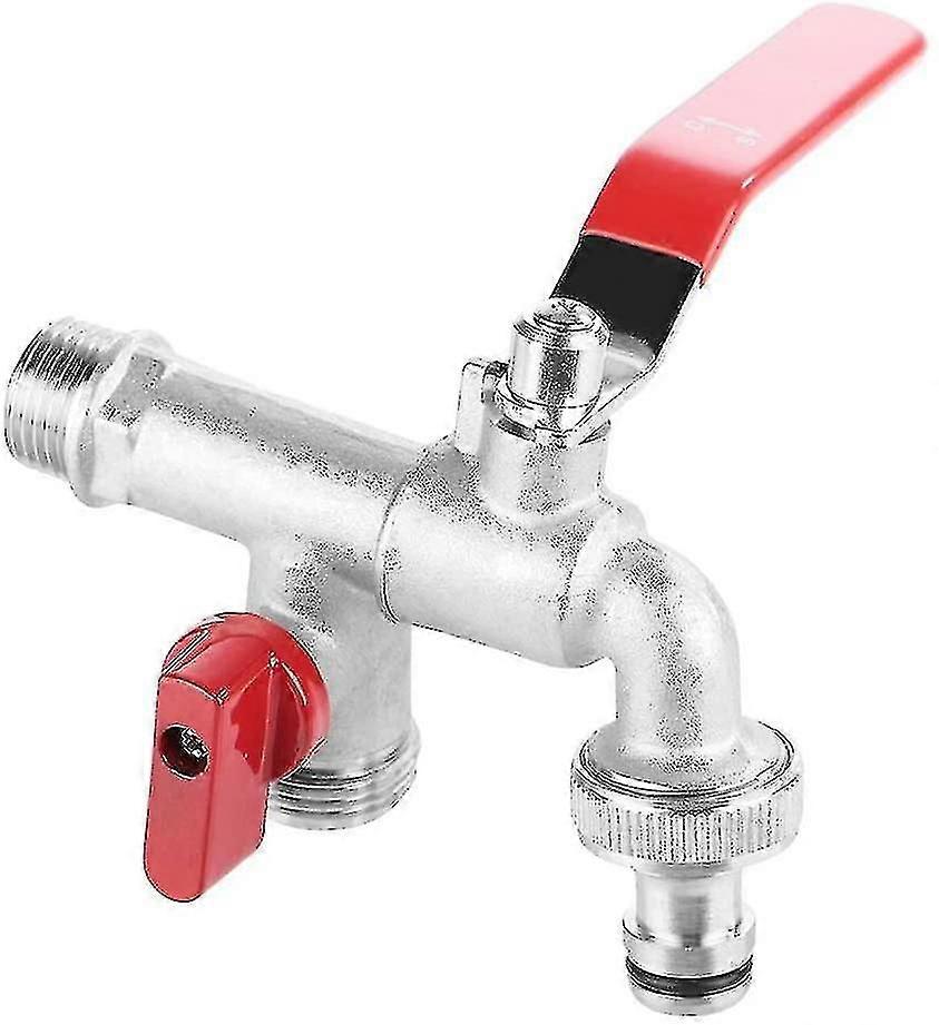 洗濯機の蛇口の蛇口90度水の蛇口の二重弁1/2"屋外の庭のための洗濯機のための真鍮の蛇口