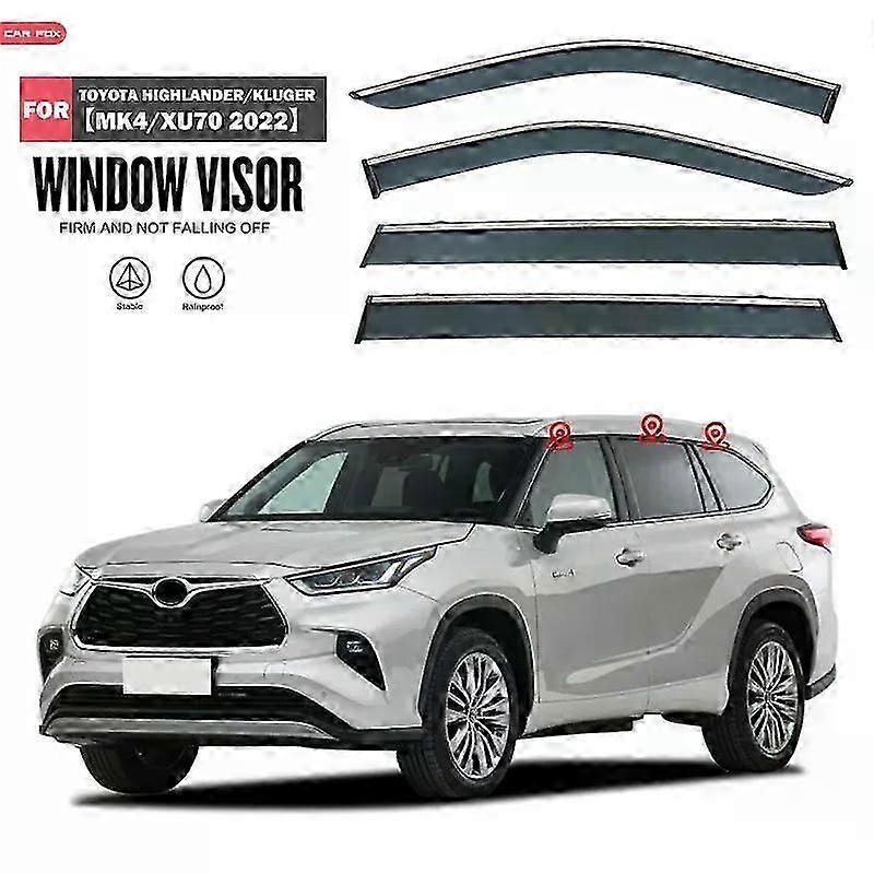 Unbraned S’applique à Convient pour Toyota HIGHLANDER KIUGER MK4 XU70 2022 Pare-soleil Pluie OU Bril