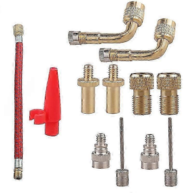 Adapter do zaworu rowerowego, adapter do pompki rowerowej, adapter do zaworu Presta-Schrader do pompki do opon rowerowych, kompresor do pompki powietrza