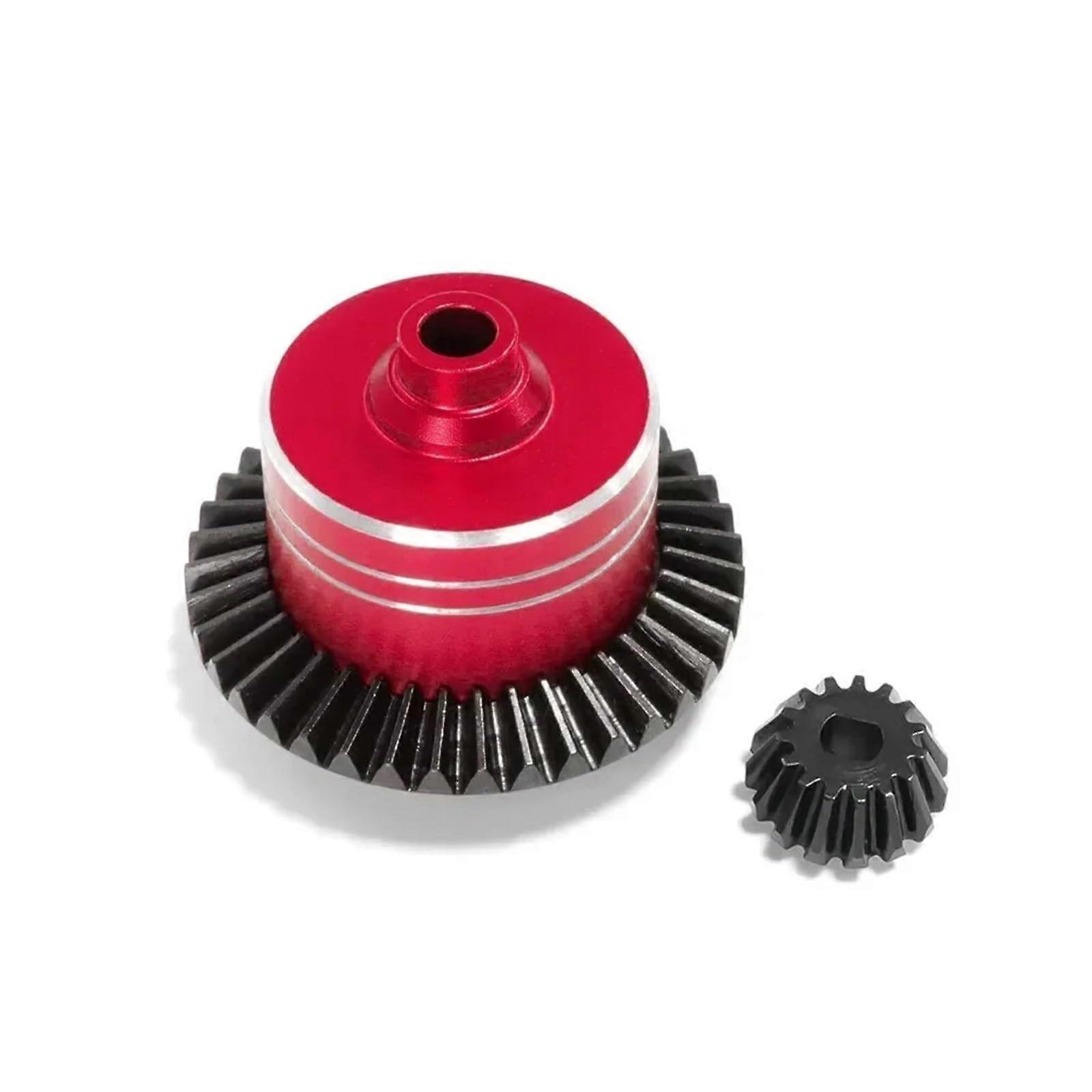 for TAMIYA XV02 TT02 TT02B 1/10 RC Car Parts Upgrade Differential TeethShell Gear Kit RC Car Accessories(Red)