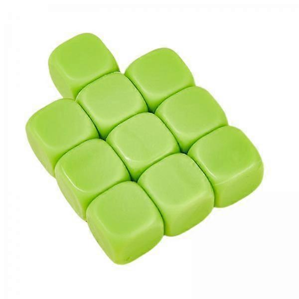 3x 10 Pack of 16mm Blank Dice for Creative Projects and Learning Activities