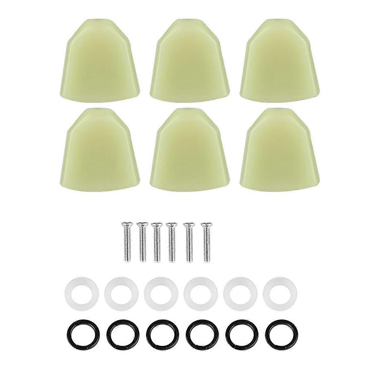 Gitar stemmepinner maskinhoder, akrylknapper for gitar, knotthåndtak for folkegitarer og elektrikk