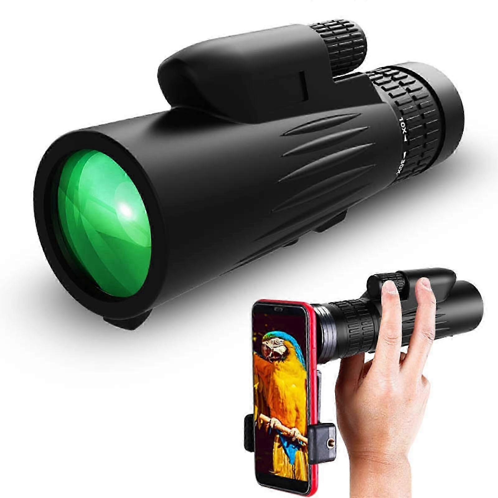 High-definition, high-powered monocular telescope with BAK4 prism, FMC multi-layer coating, large eyepiece, large objective lens 2025