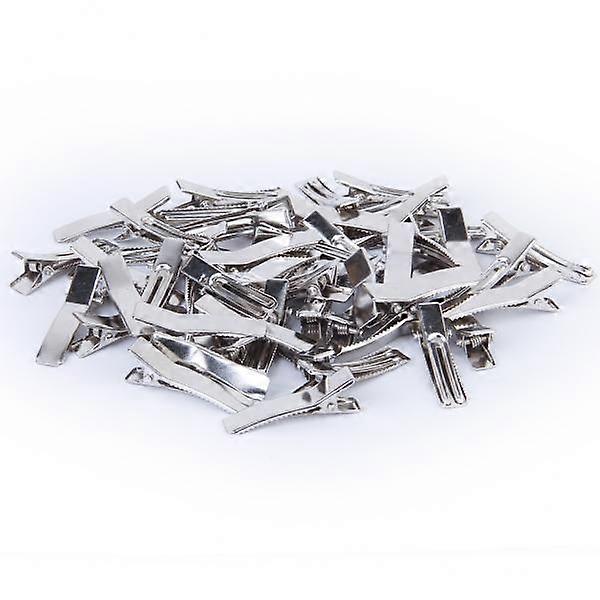 4x 50pcs Clip Barrettes Pince à cheveux DIY Décoration - Longueur 35mm