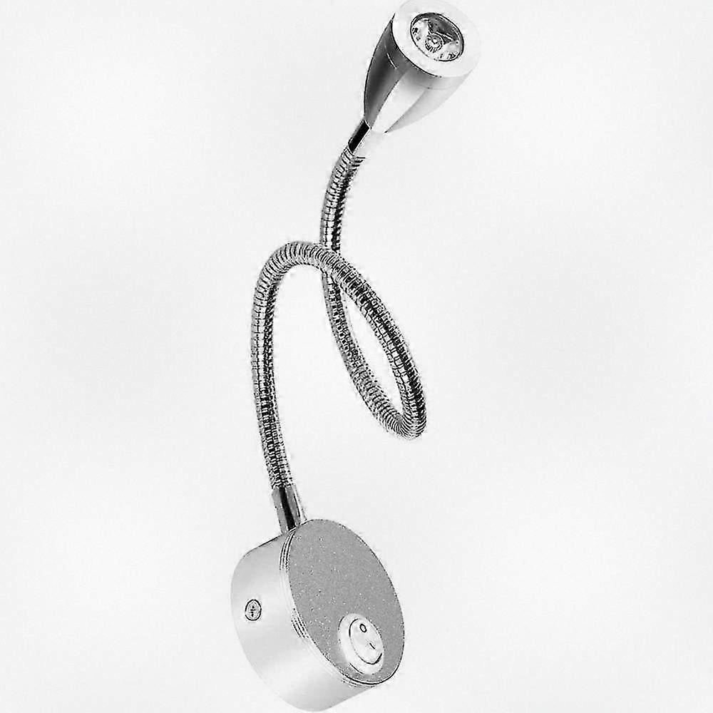 Adjustable Minimalist LED Bedside Reading Lamp with Dimmable Touch Switch for Comfortable Reading Experience