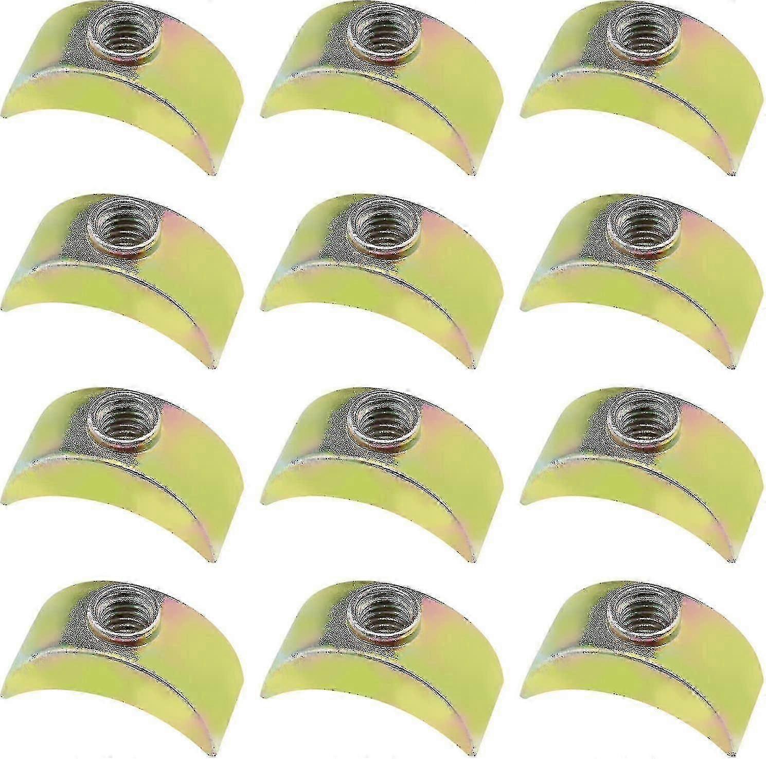 40PCS Half Moon Nuts Έπιπλα Connector Nuts Spacer πλυντήριο συμβατό Συνδέστε το κρεβάτι επίπλων-61