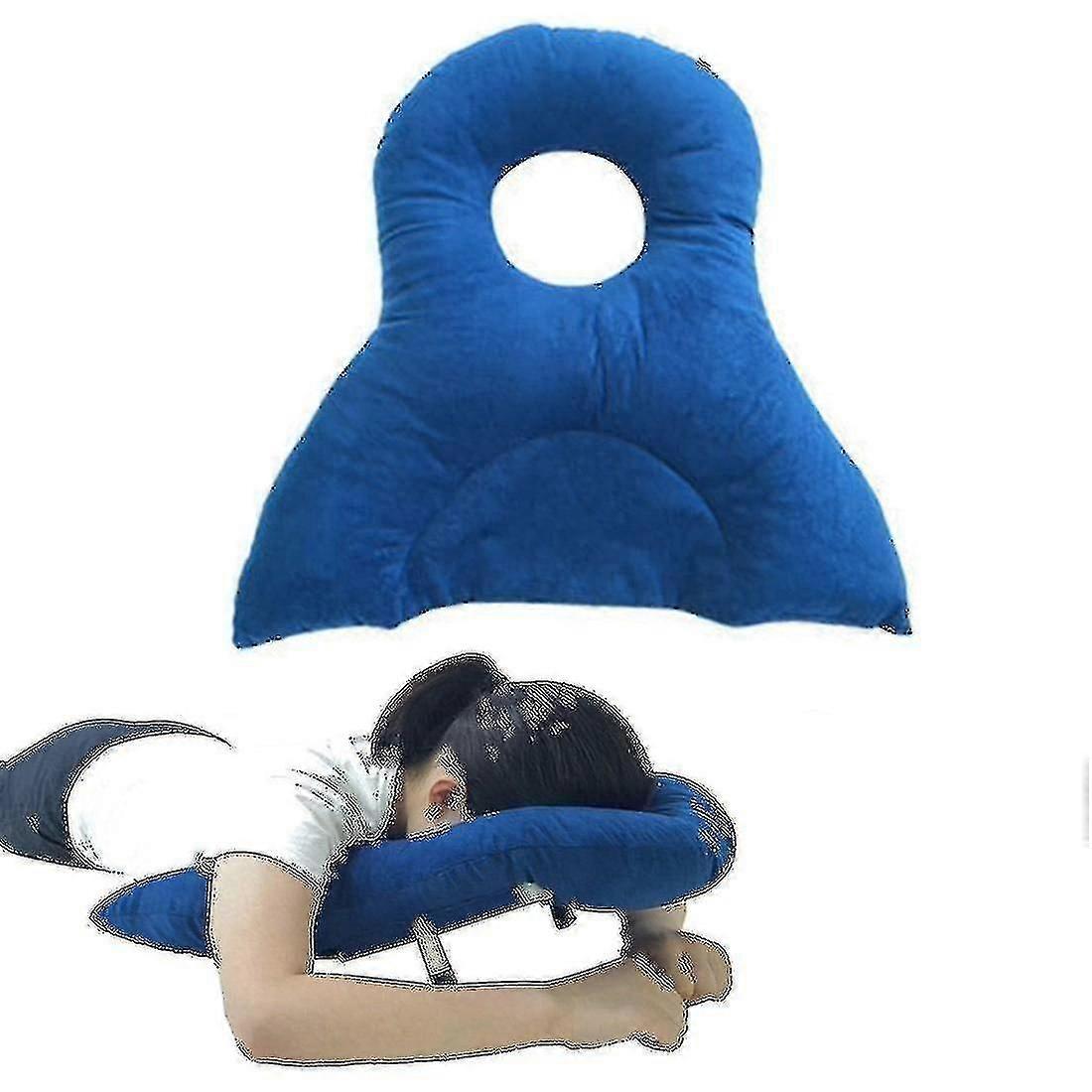 Adjustable Face Down Recovery Pillow for Post Eye Surgery & Retinal Detachment Support with Height Control