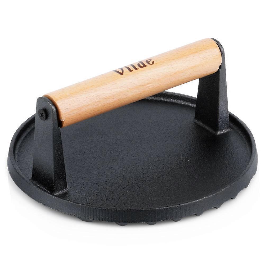 Cast iron burger press CAST LINE 17.5 cm