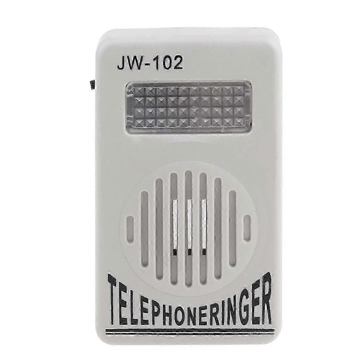 80dB Extra-Loud Telephone Amplifier with Strobe Alert & Wall-Mounted Speaker