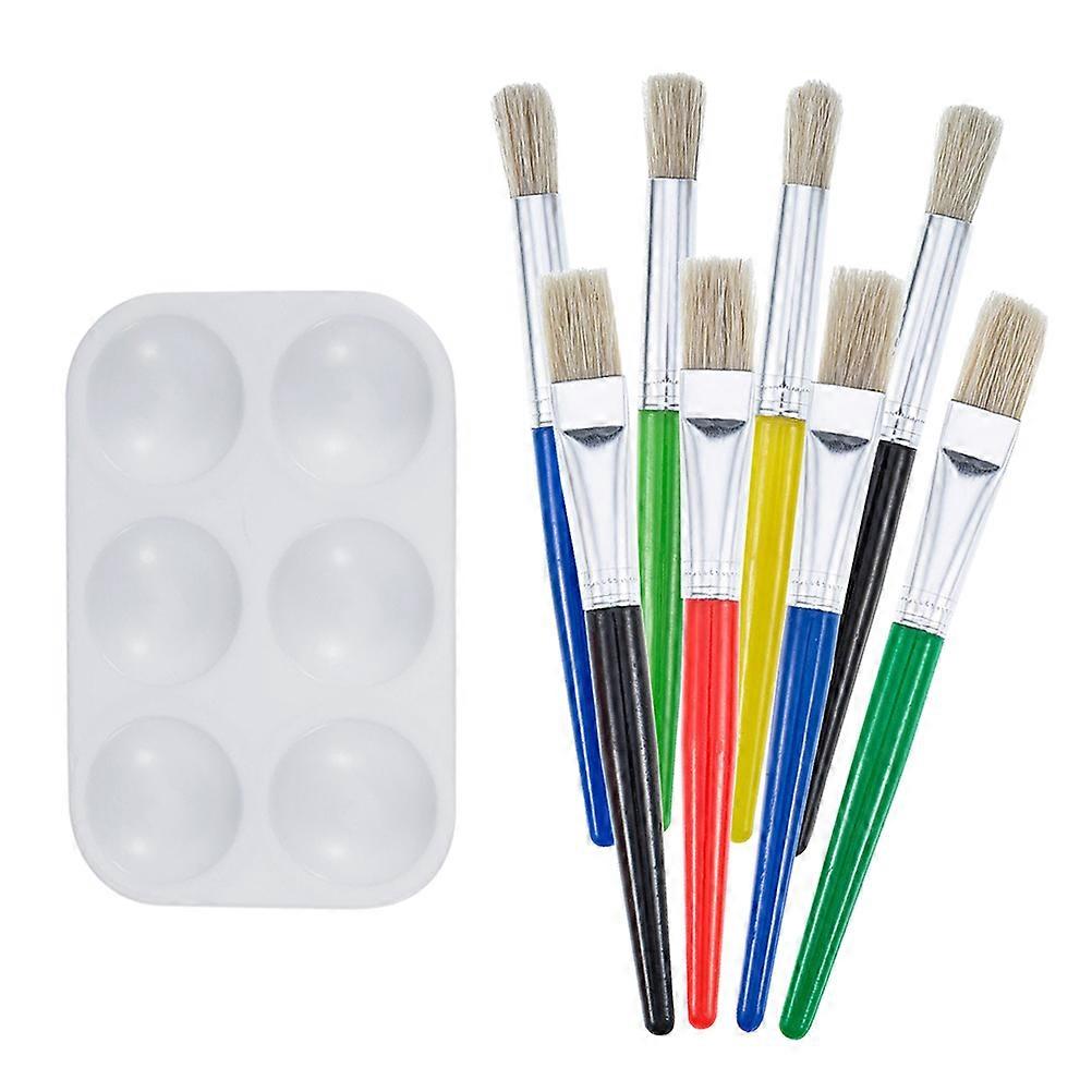 Painting Kit Bristle Brushes Assorted Color For Beginners Professionals 12 x 8.5 x 1 cm Drawing Painting Travel