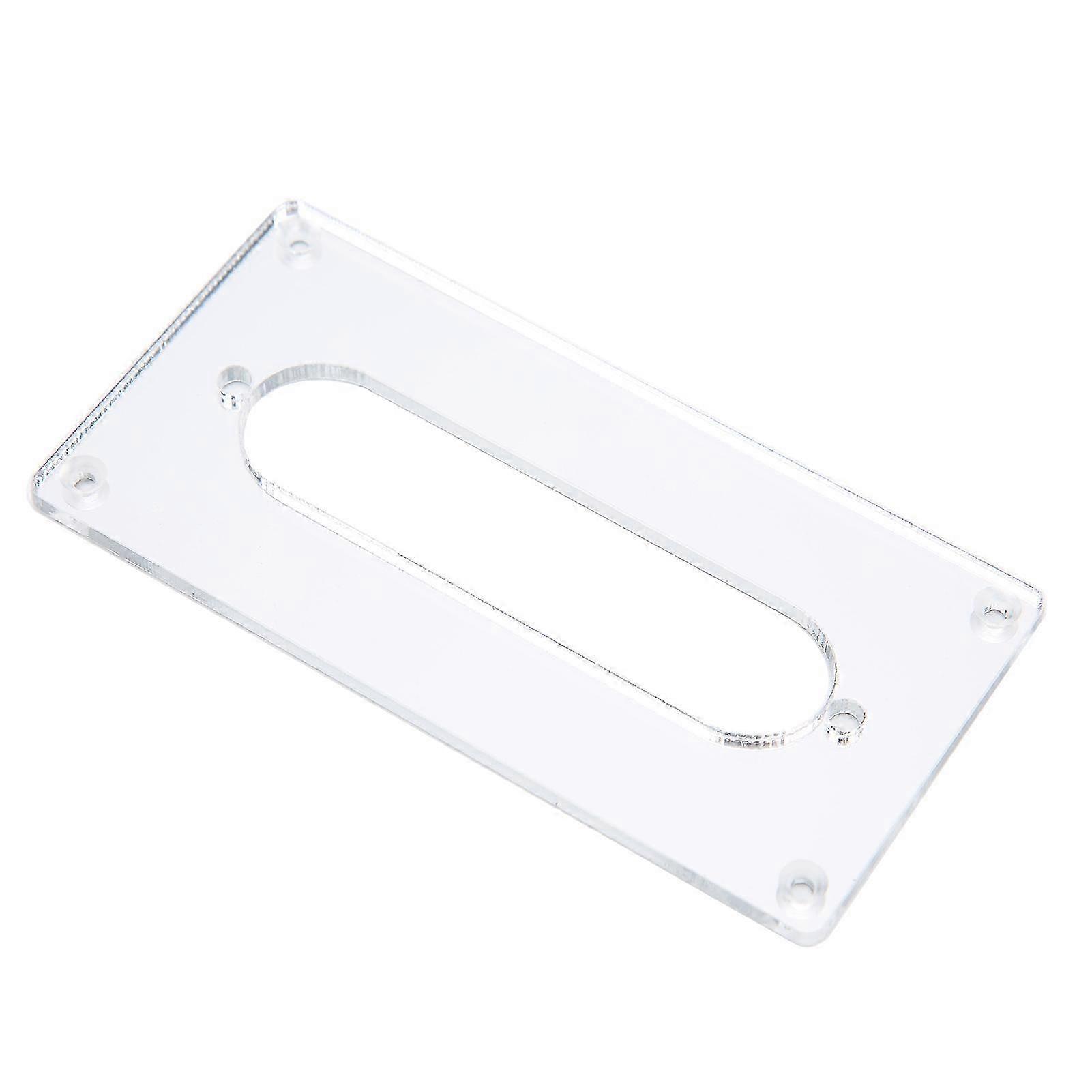 Electric Guitar Pickup Cover Replacement Acrylic Frame Mounting Ring Accessory