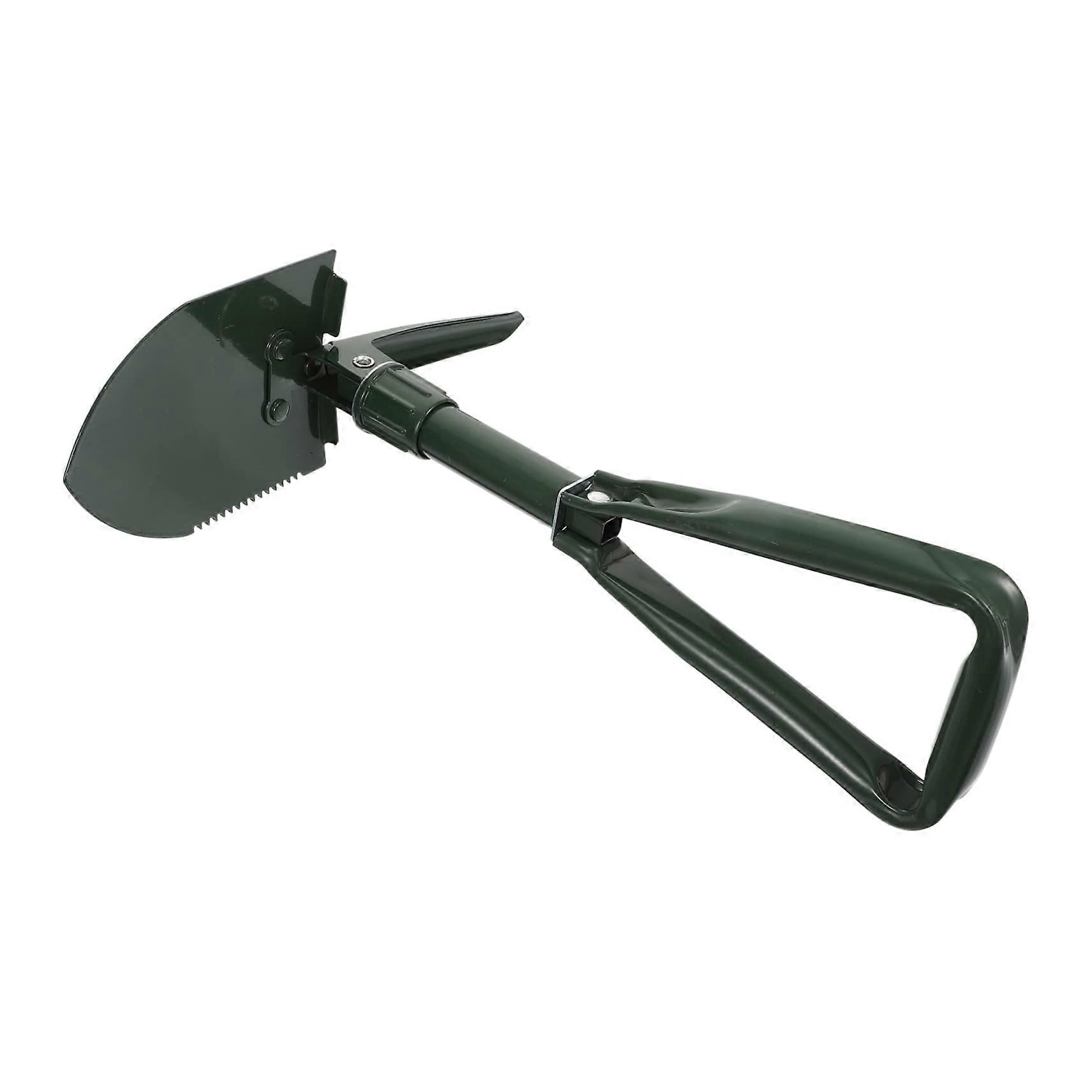 Outdoor folding shovel made of stainless steel multifunctional garden and snow shovel with practical carrying bag for camping gardening and winter use