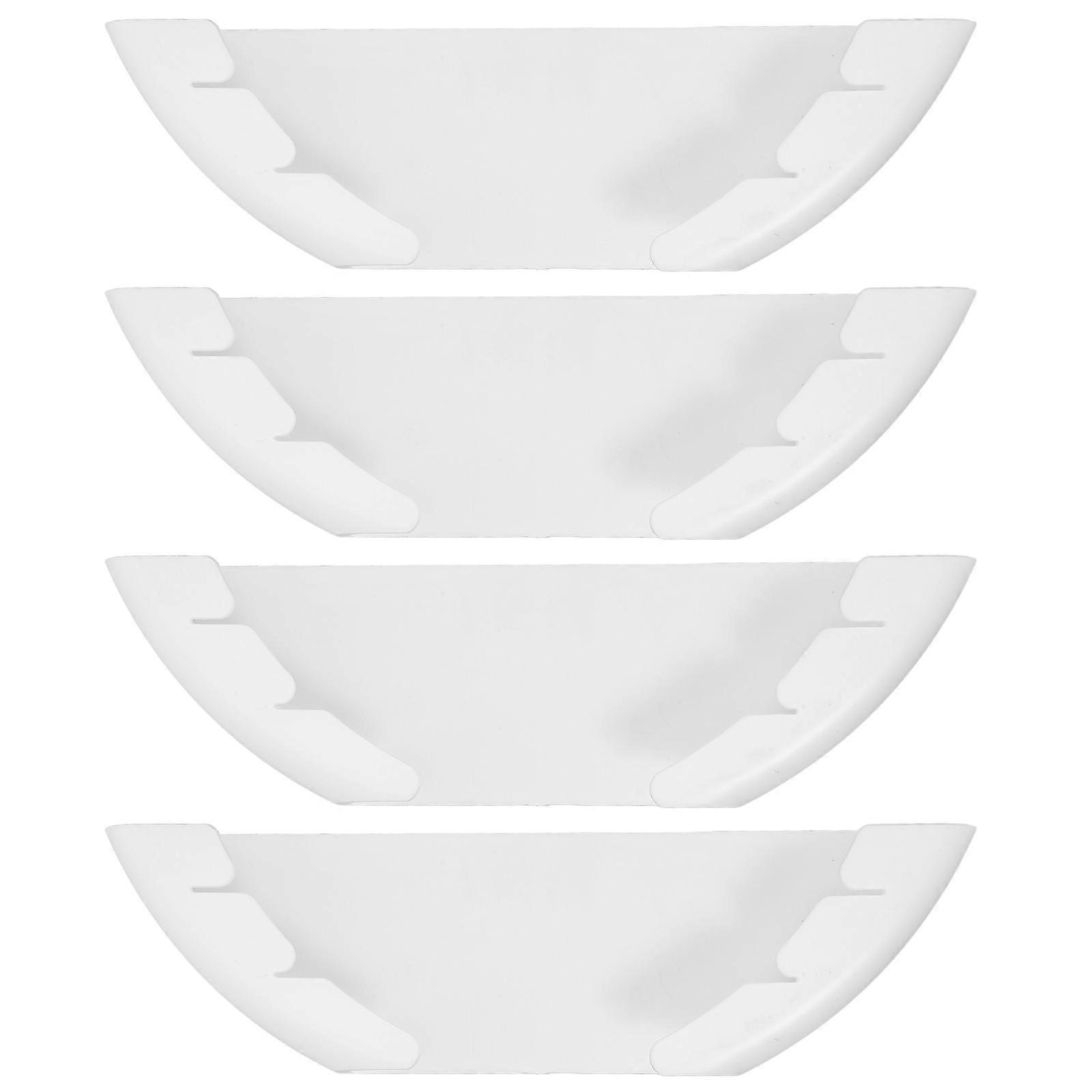 4pcs Wall Mounted Pot Lid Holder Organizer Rack for Various Lids – Stylish, Practical Kitchen Storage Solution for Easy Access