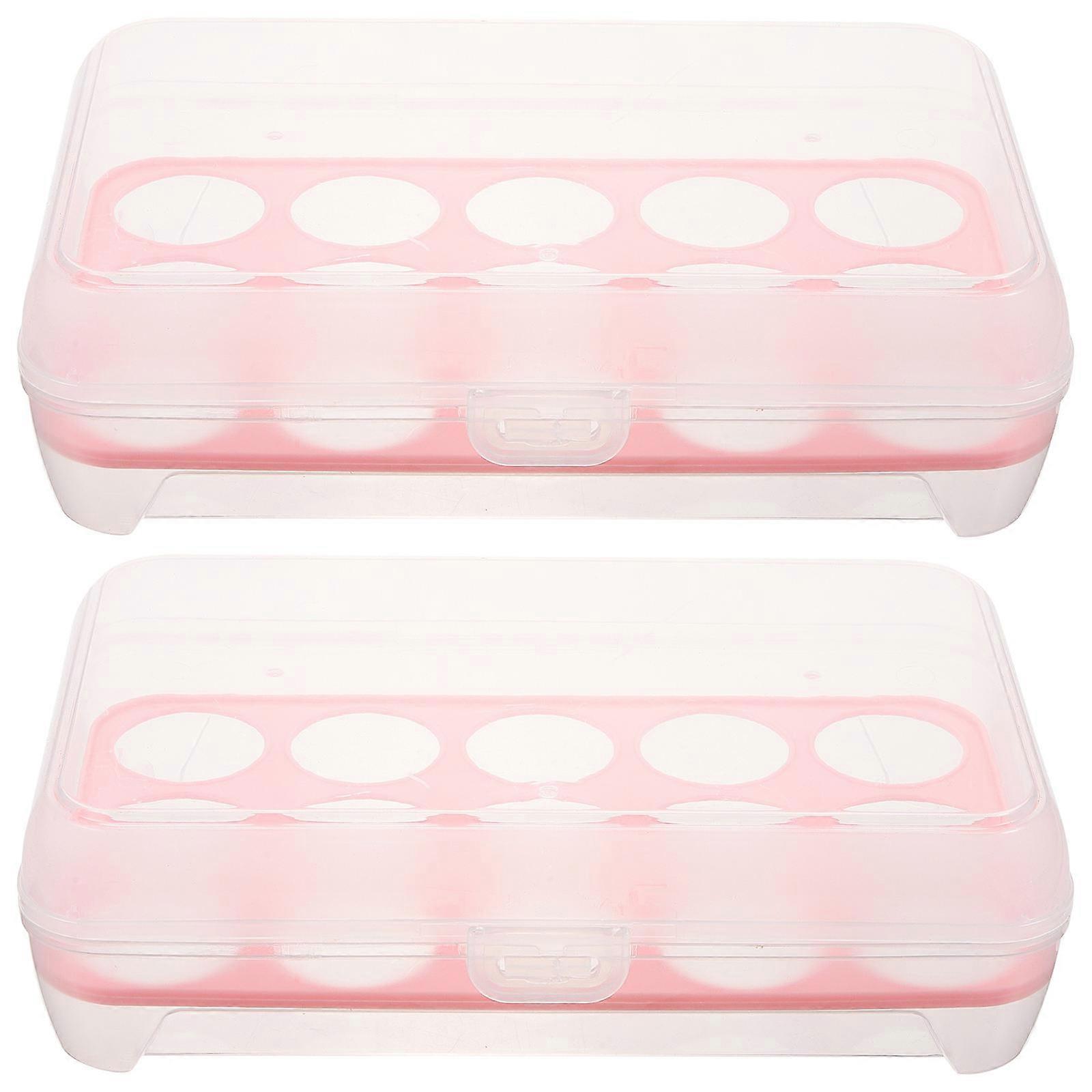 Fresh Egg Holder Convenient Eggs Storage Rack for Kitchen Supplies .5x10.5x7cm 2Pack