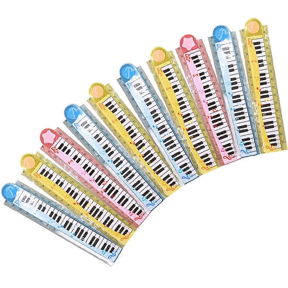 All-Purpose Ruler Foldable Straight Adorable Kids Ruler Assorted Color Measuring 20Set