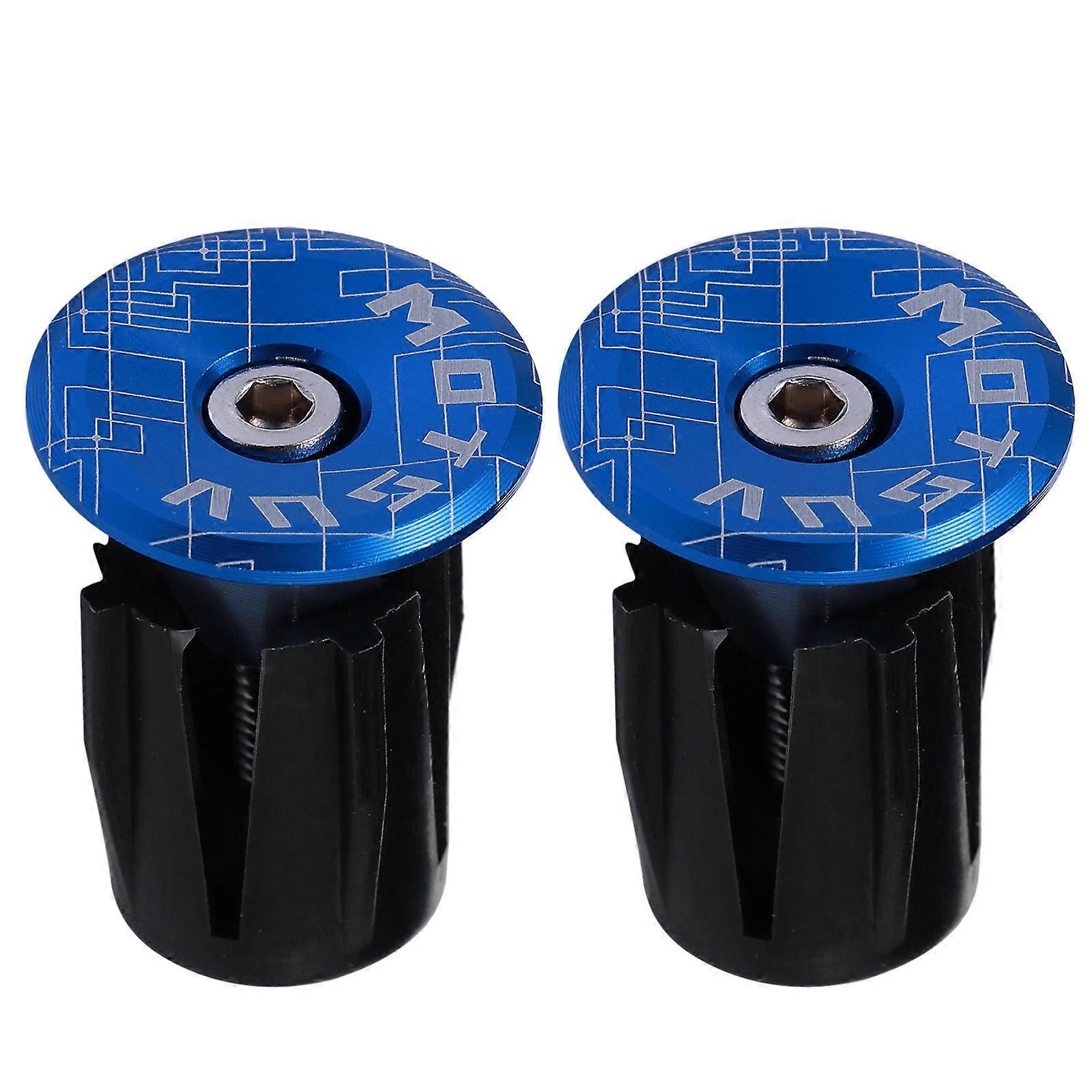 Durable Aluminum Bike Handlebar End Plugs Locking Caps for Drop Bars – Lightweight, Portable Cycling Accessory for Enhanced Aesthetics