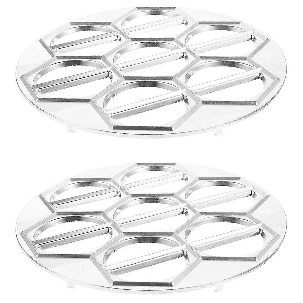 Dumpling Press Russian Cooking Tools Kitchen Use Multi-holes Mold Metal Dumpling Tools 2Pack