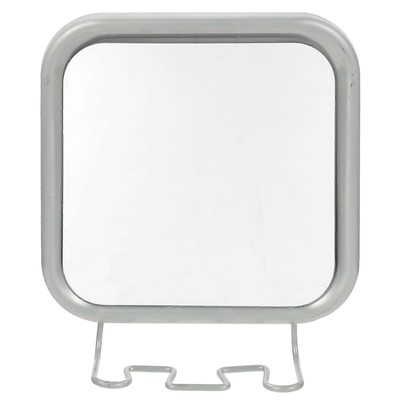 Suction Mirrors For Bathroom Bath Mirror With Hook Square Shape Shaving Function 17X15.5X4CM 1Set