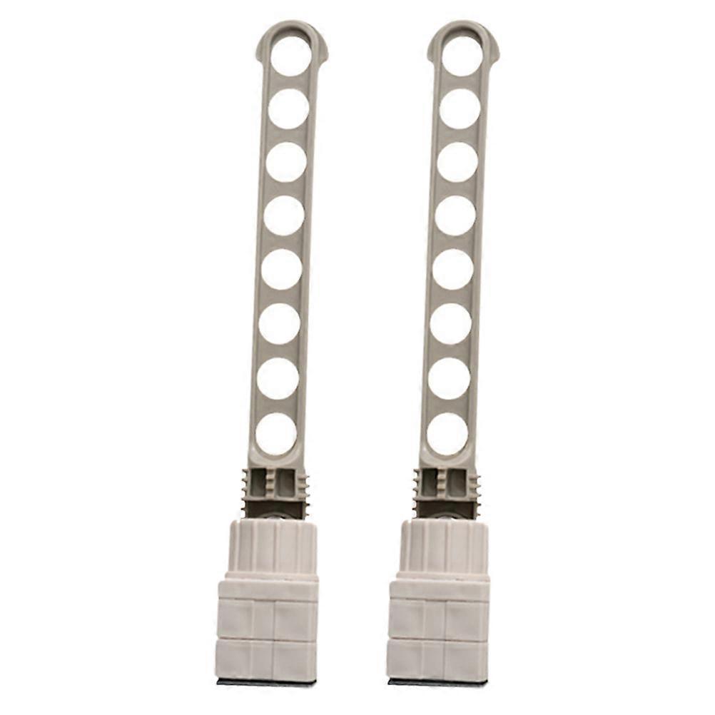Hanging Clothes Drying Rack Finish Hangers Space-Saving Wear-Resistant Household Users 2Pcs