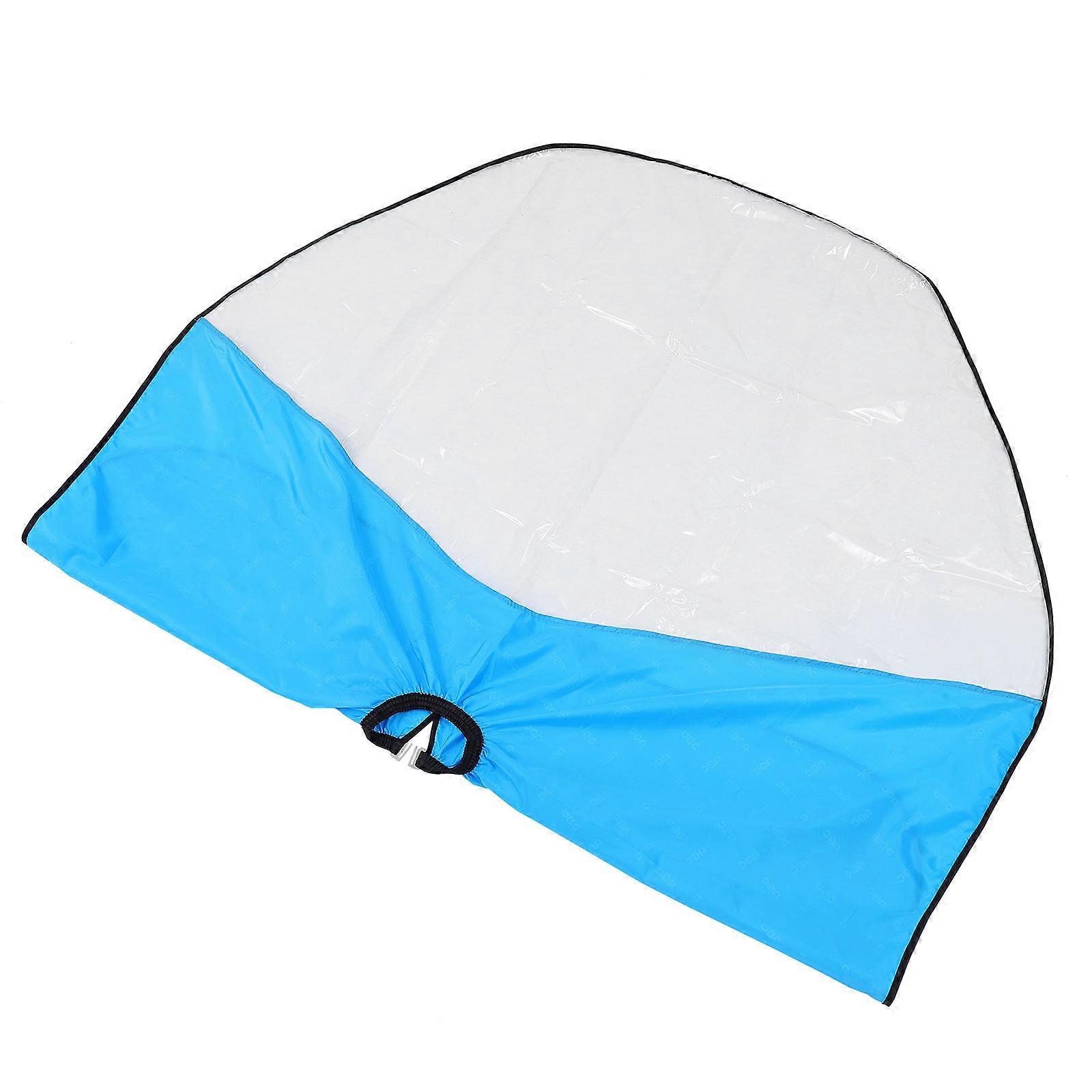 Barber Cape for Kids Waterproof 118X118cm Blue Improves Work Efficiency 1Pcs