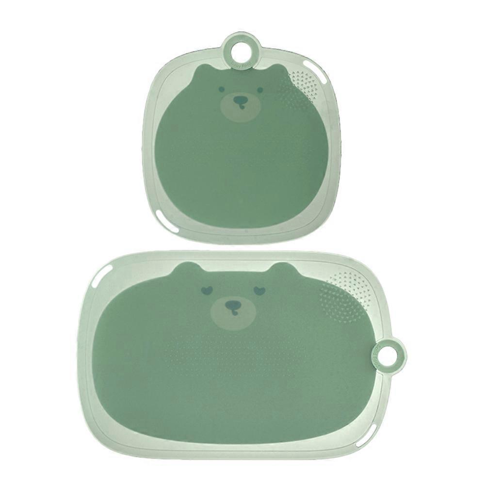 Fruit Boards Chopping Board Stable Cutting For Kitchen Use Material 2Pcs