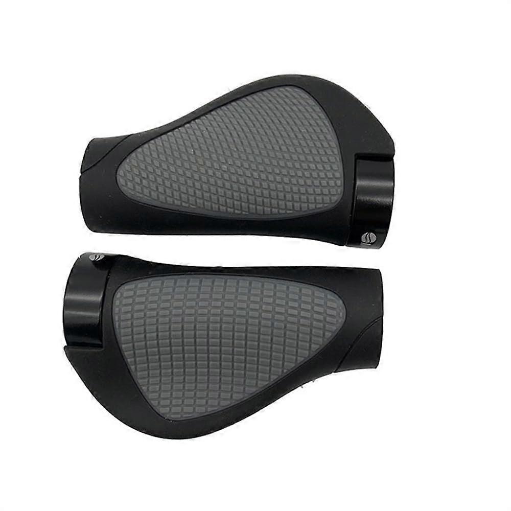 Mountain Bike Grips MTB Folding Front Derailleur Bicycle Handlebar 95mm Cycling Handlebar Accessories Rubber Bar End Grips Ergonomic Bike Handle Parts