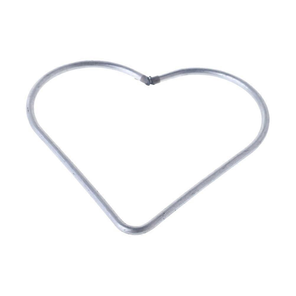 10 Stück Liebesring Metall Kranz Ring Metall Reifen Handwerk Traum Fänger Ringe Herz Kranz Ring