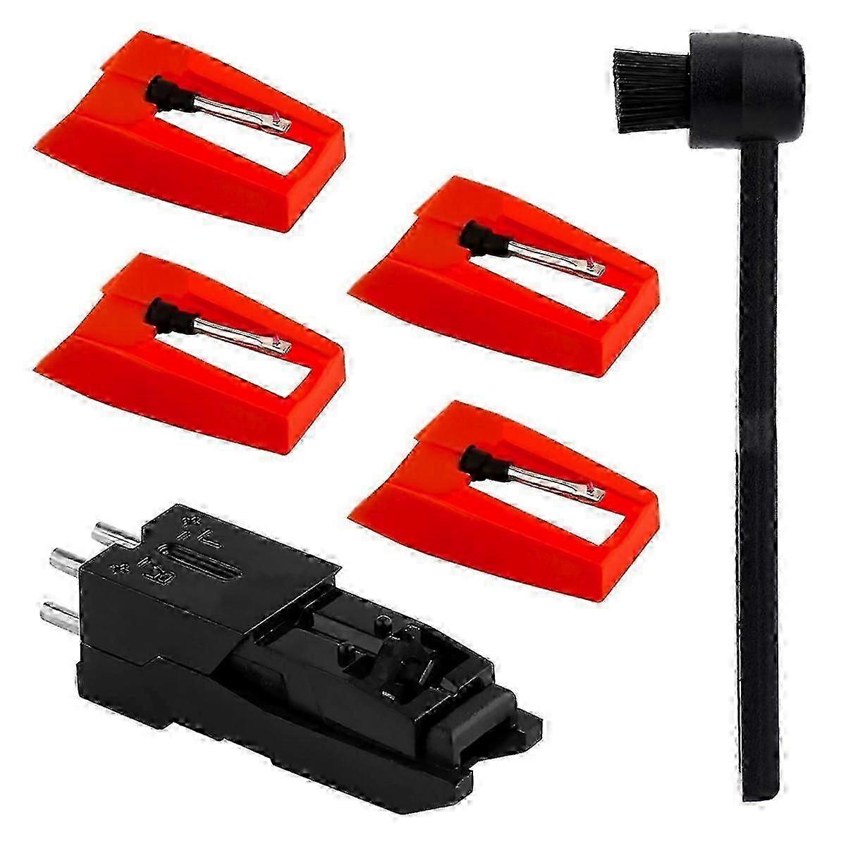 Player Needle Replacement, 4pcs Diamond Record Player Stylus Needle,for ION Player LP Phonograph