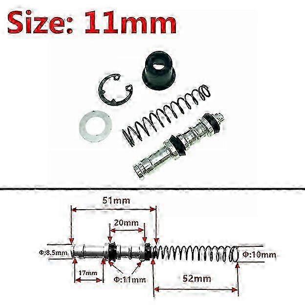Motorcycle Clutch Brake Pump Repair Kits for Various Sizes Master Cylinder Piston Accessories 1 Set