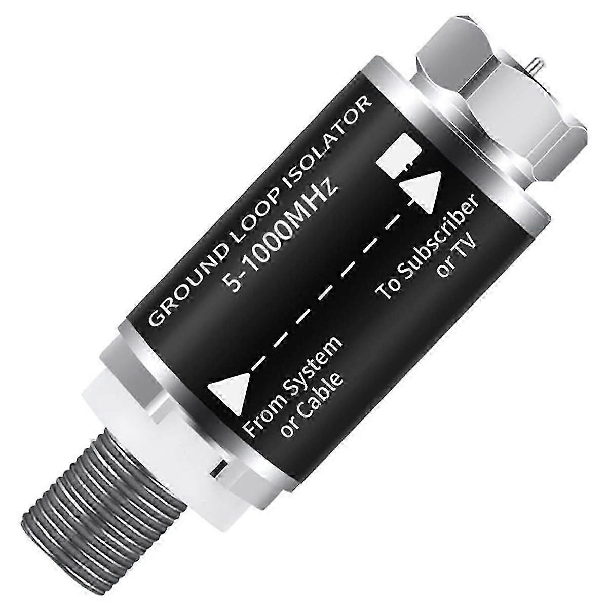 Ground Loop Isolator - Cable TV Audio Isolation Transformer, TV/Noise Eliminator