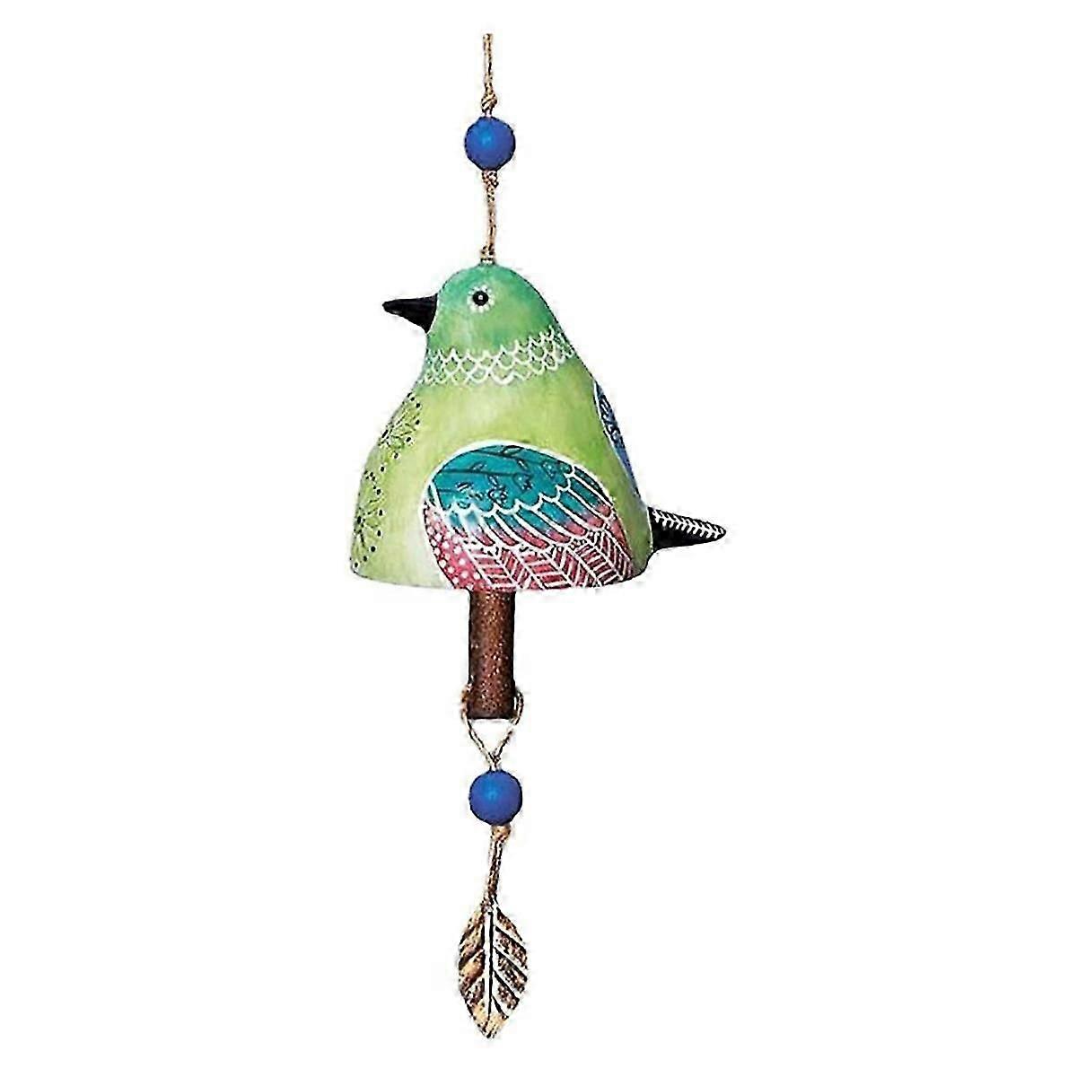 鳥の歌ベルガーデンデコレーション鳥の歌ベル風鈴音楽ぶら下がっている風鈴チャイム鳥だから