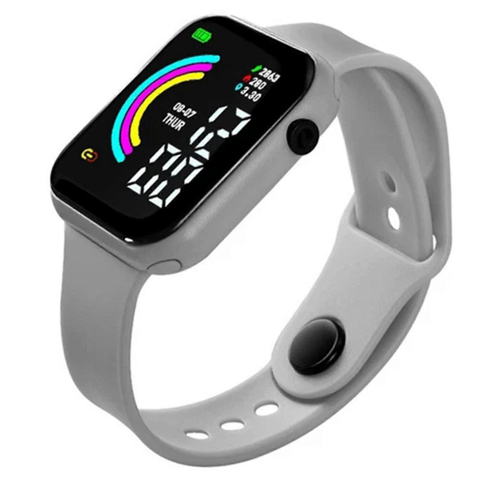 שעון אלקטרוני דיגיטלי לילדים LED סיליקון שעון יד לבנים בנות בית הספר ספורט מתנת יום הולדת