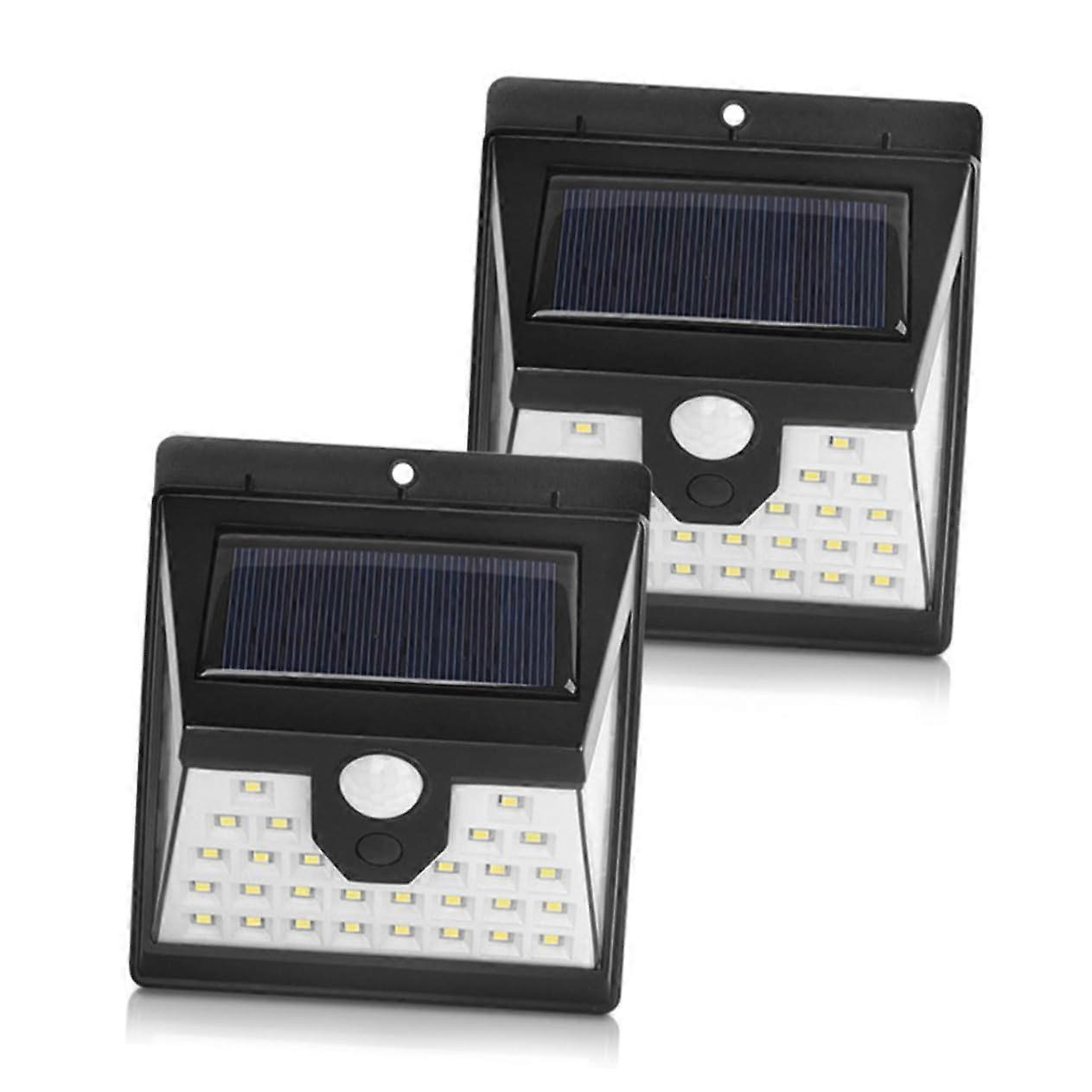 2 Pieces Solar Sensor Wall Lamp LED Outdoor Light with Motion Sensor for Garden and Terrace EnergyEfficient Solar Light for Daily Use
