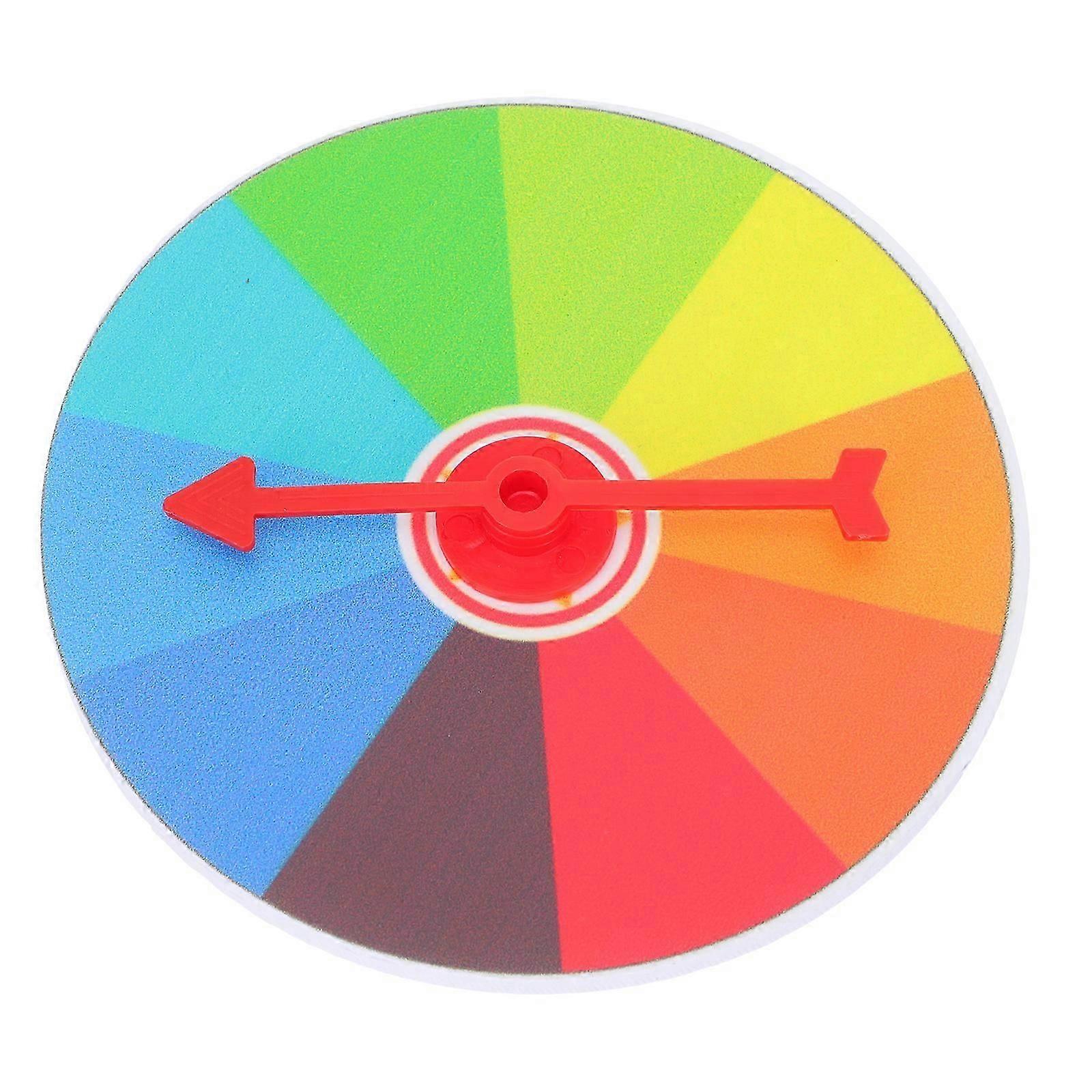 1Pc Prize Wheel Hanging Draw Wheel Teaching Activities Rotary Game Prop