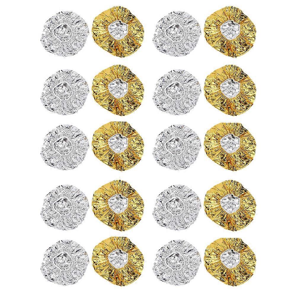 Aluminum Foil Cap for Deep Conditioning Hair 20Pcs Reusable Processing Caps