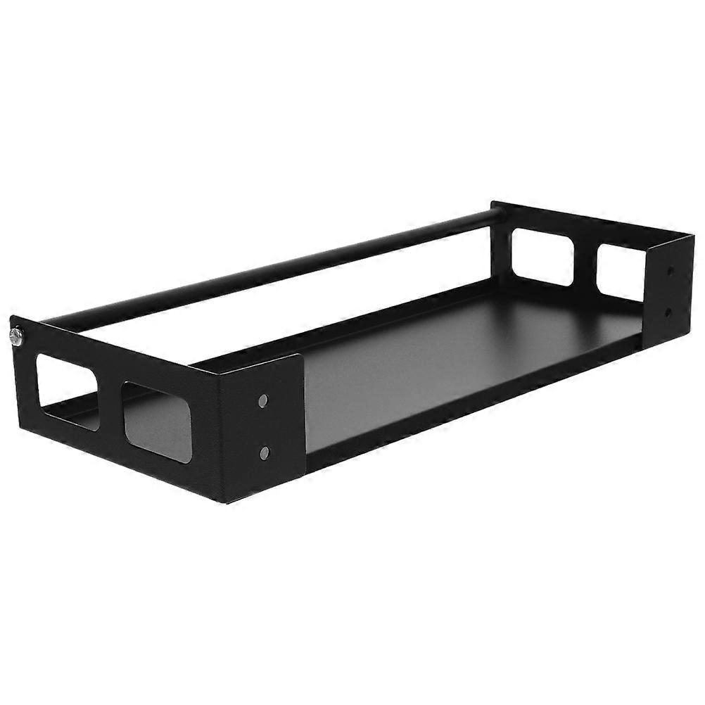 Wall Mounted Kitchen Storage Rack Organizer Stainless Steel Rectangular Minimalist Homeowners 1Pack