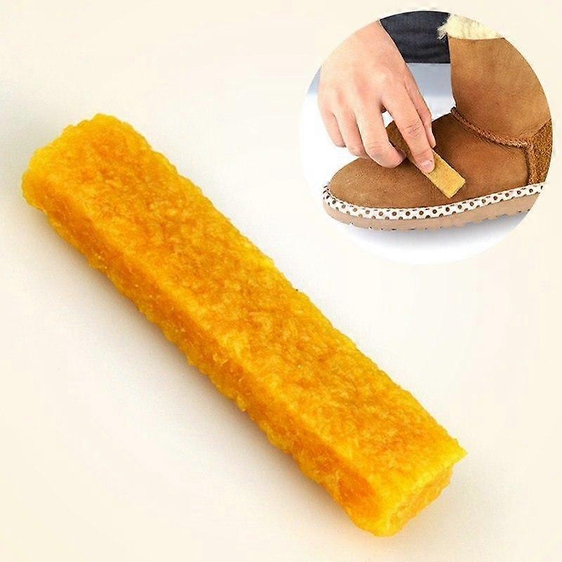 1 gomme à chaussures naturelle pratique en caoutchouc, bloc de caoutchouc, outil de nettoyage, d'entretien, de décontamination et de lustrage pour chaussures en daim, facile à transporter.