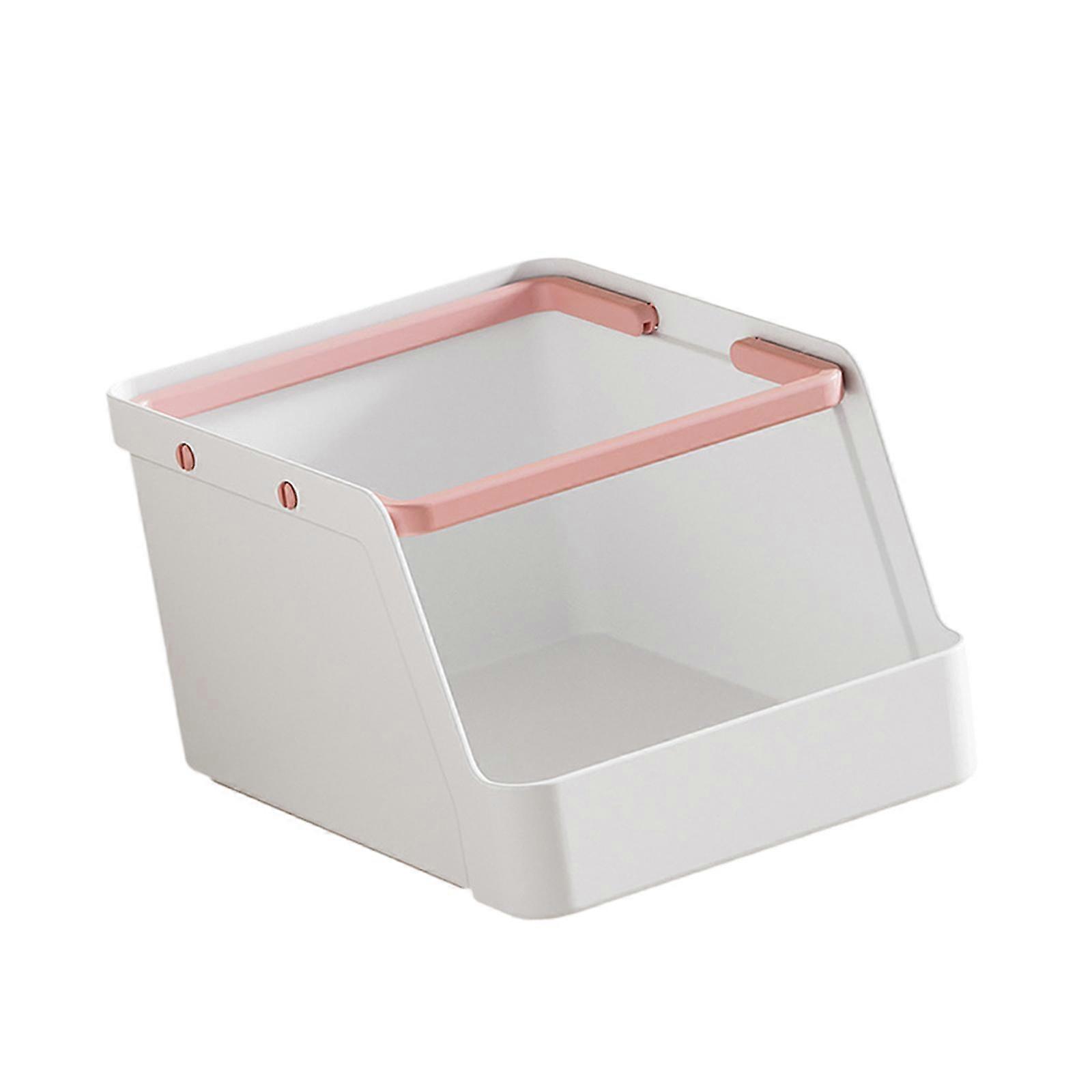 Tea Bag Organizer Compact Bin Multifunctional Stackable with Handle Storage Box