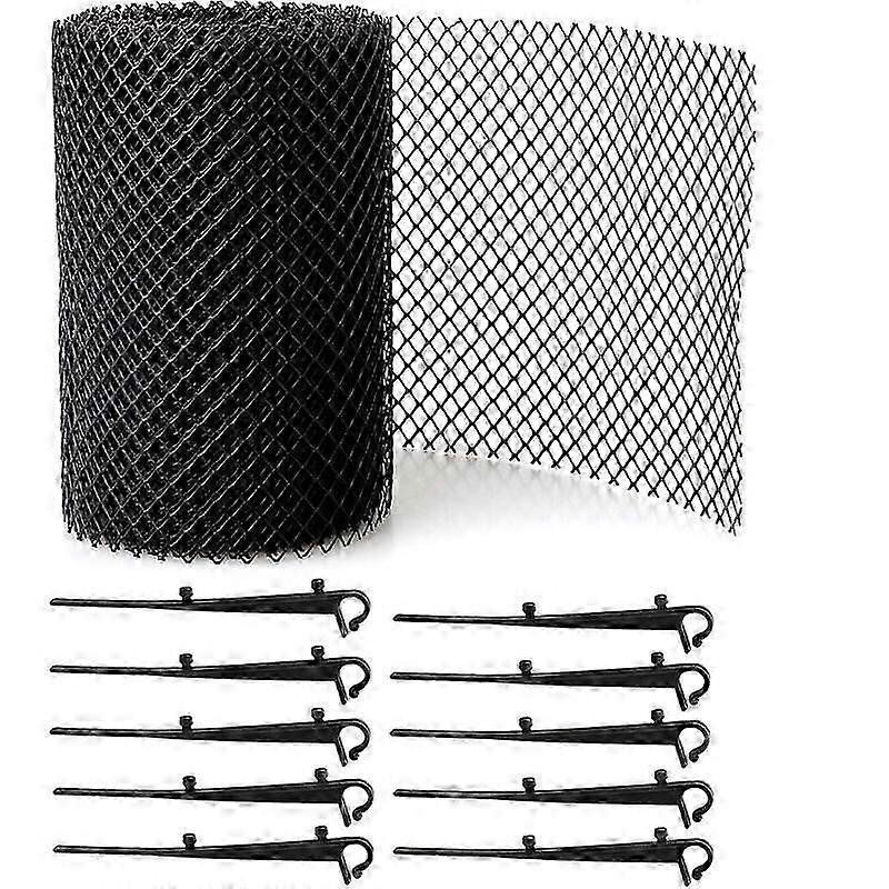 Gutter protection grid 6m*16CM with 15 clips